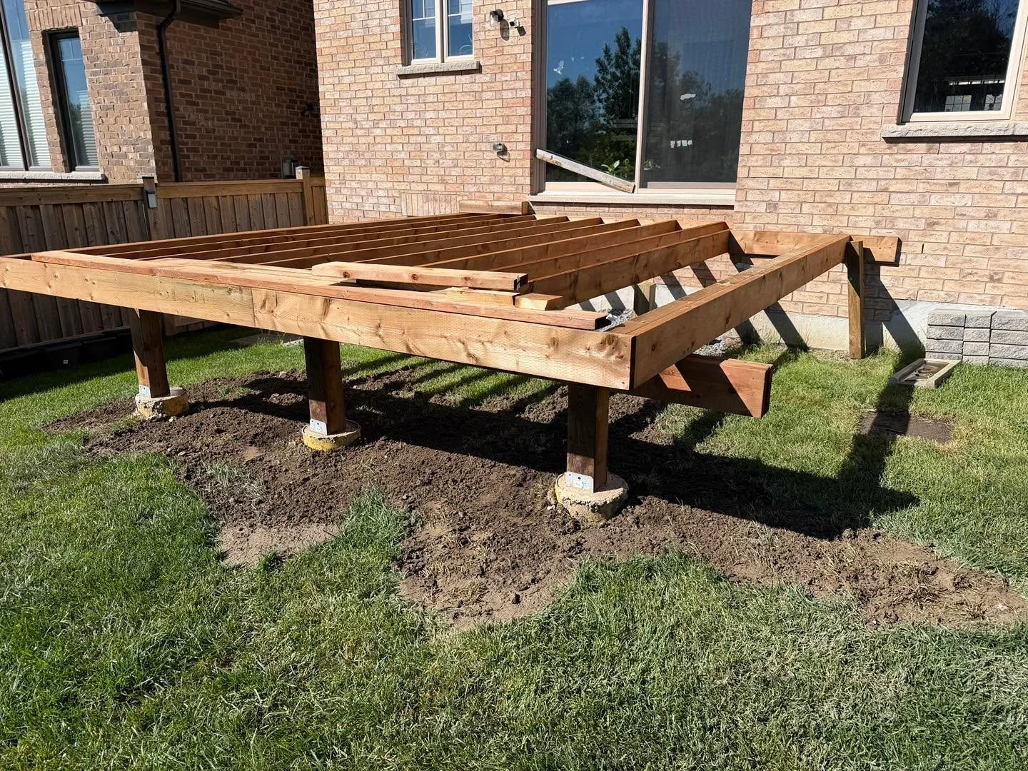 A quick before and after from a recent project.

This area beneath the deck was lined with landscape fabric and finished with 3/4&rdquo; clear stone to create a clean, low-maintenance space while helping with drainage and weed control.

Thanks to our
