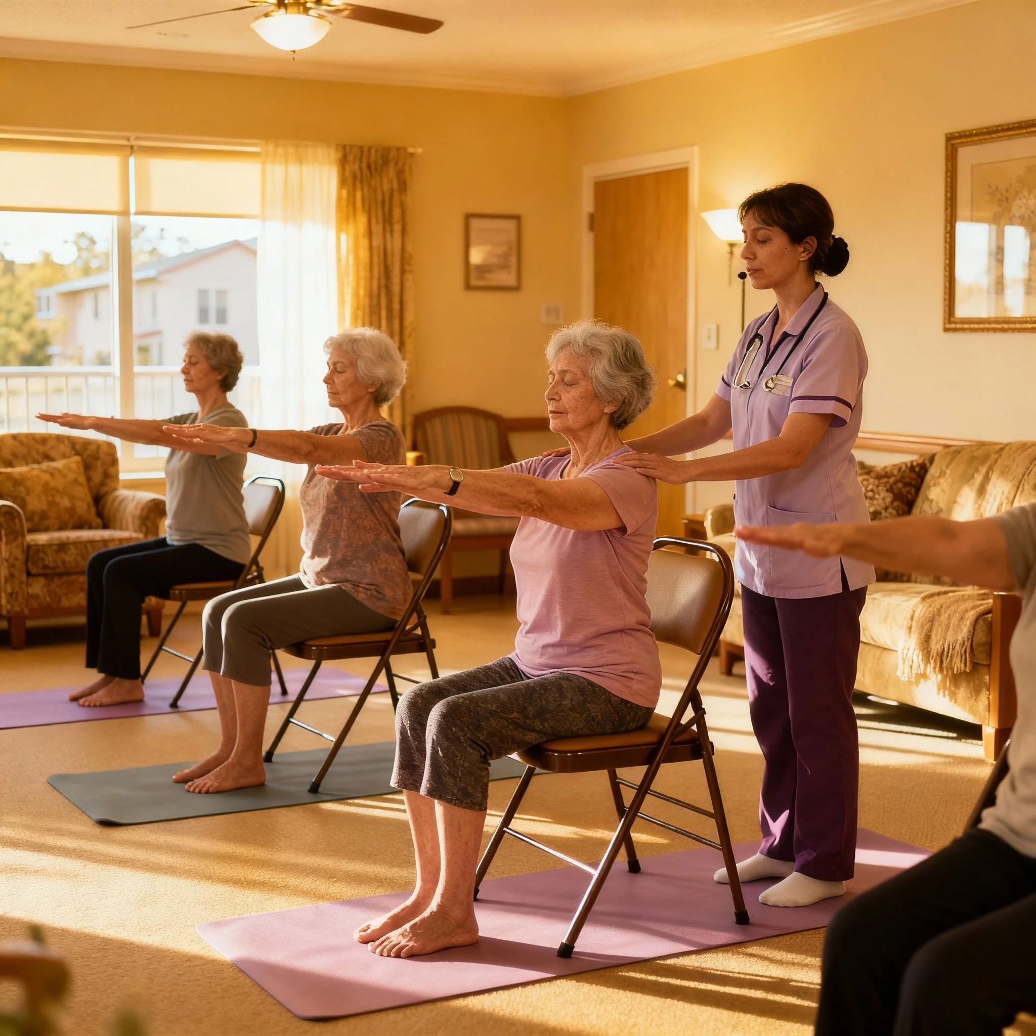 Chair and Adaptive Yoga