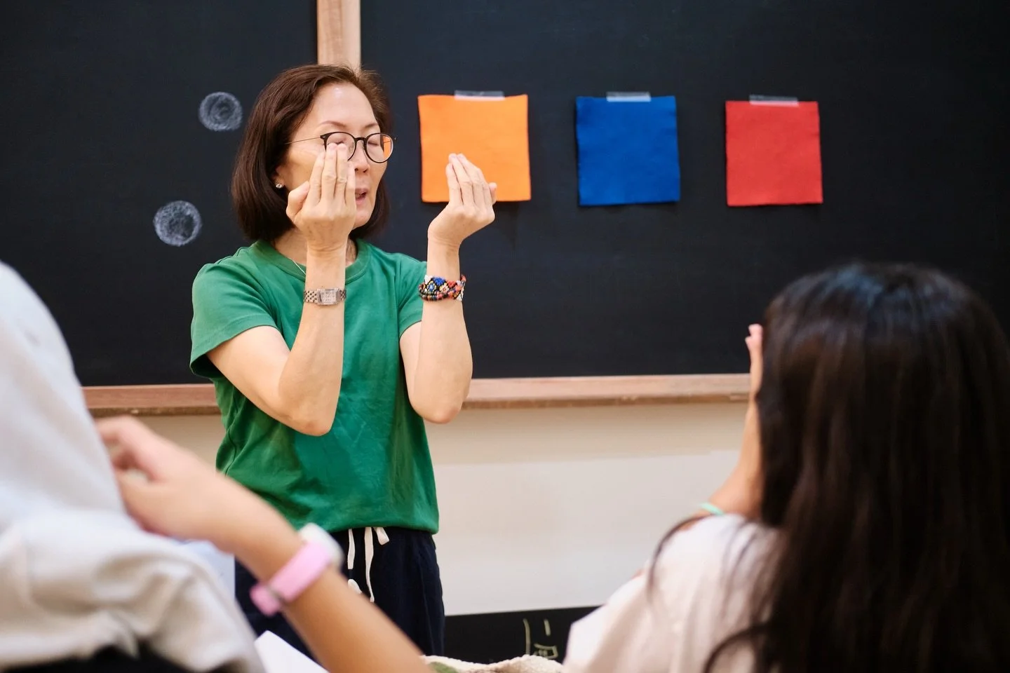 &ldquo;Colours are the deeds and sufferings of light.&rdquo; &mdash; J.W. von Goethe 

In our middle school Physics lesson, we explored the idea that colour is a living story. To Goethe, colour isn&rsquo;t just a number or a wave; it is what happens 