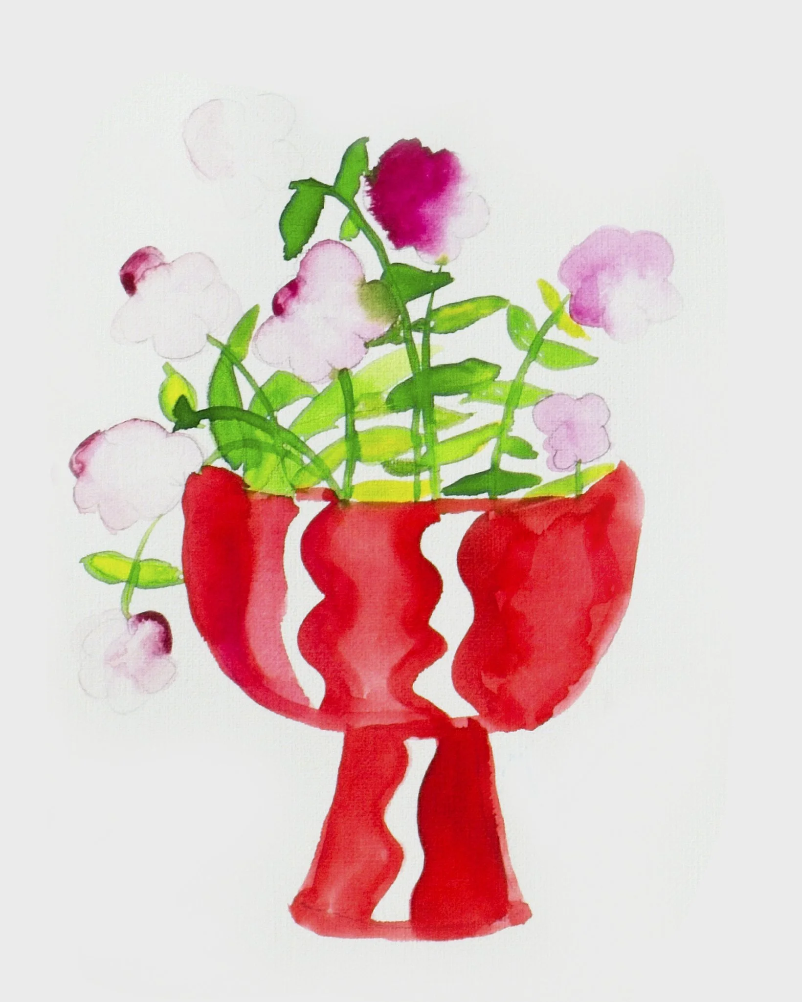 Vases Gone Wild Series: Red Hot Bloom