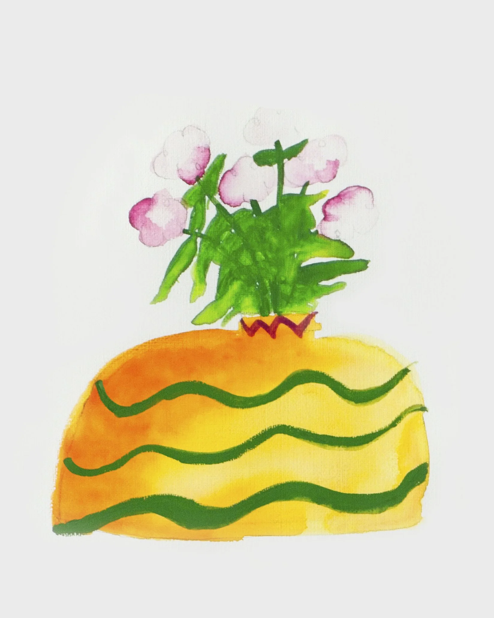 Vases Gone Wild Series: Sunny Side Up