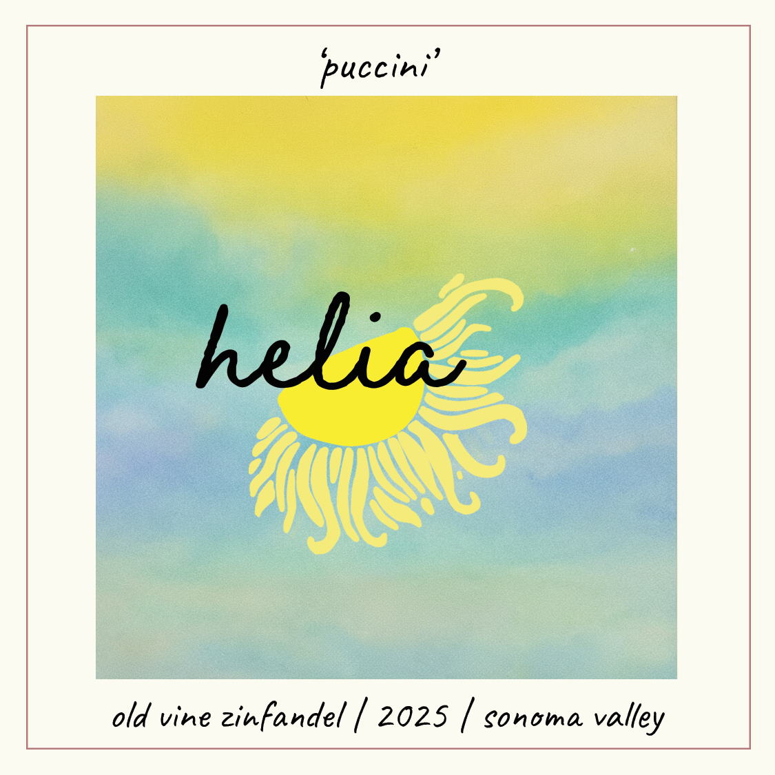 2025 'Puccini' Old Vine Zinfandel, Sonoma Valley