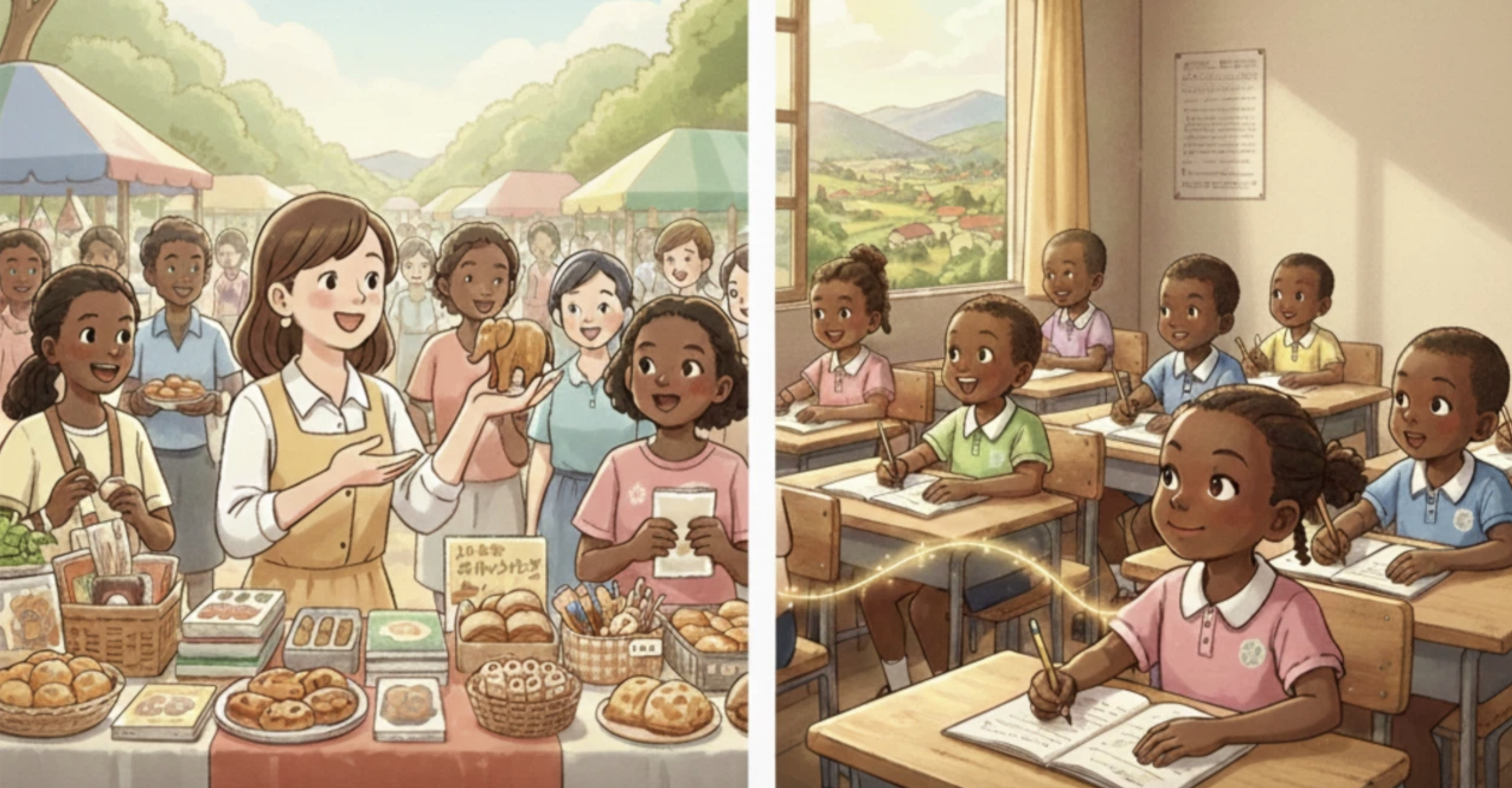 ルワンダ支援バザーで感じた、教育と未来の可能性