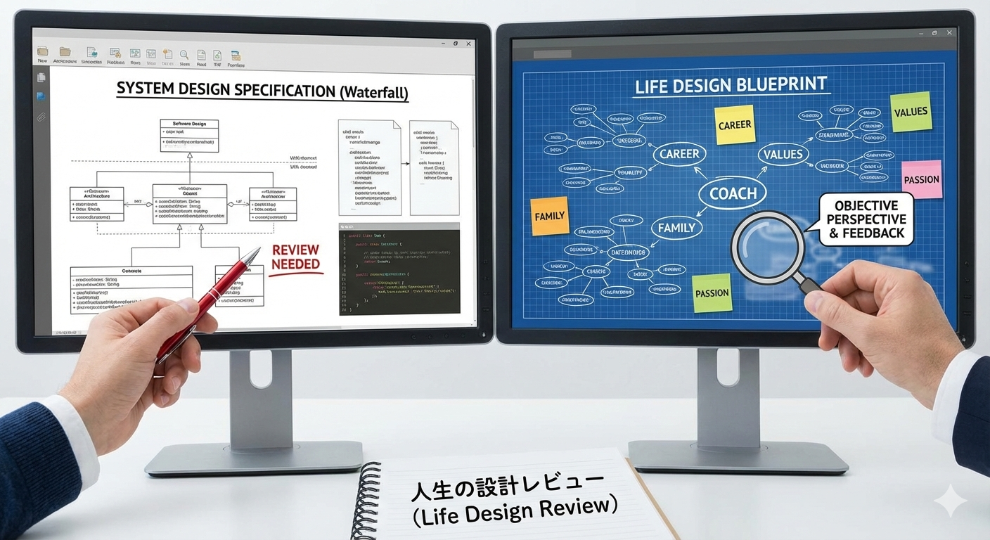 システム設計にはレビュワーがいるのに、人生の設計は一人でやる？