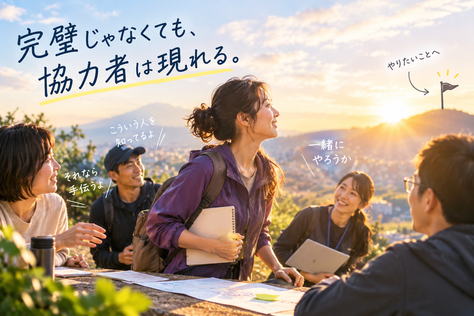 完璧じゃなくても、協力者は現れる