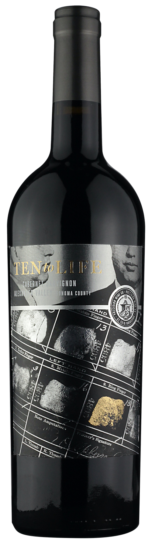 Ten to Life Cabernet Sauvignon bottle