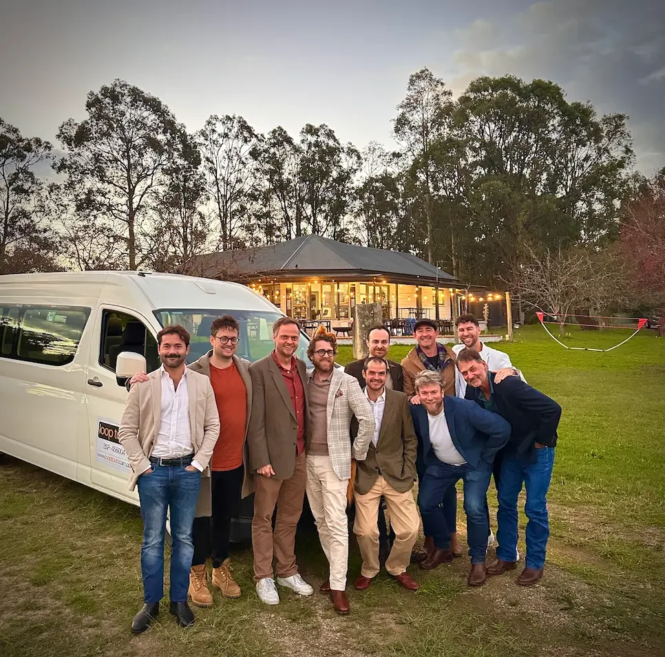 large group hunter valley wine tour