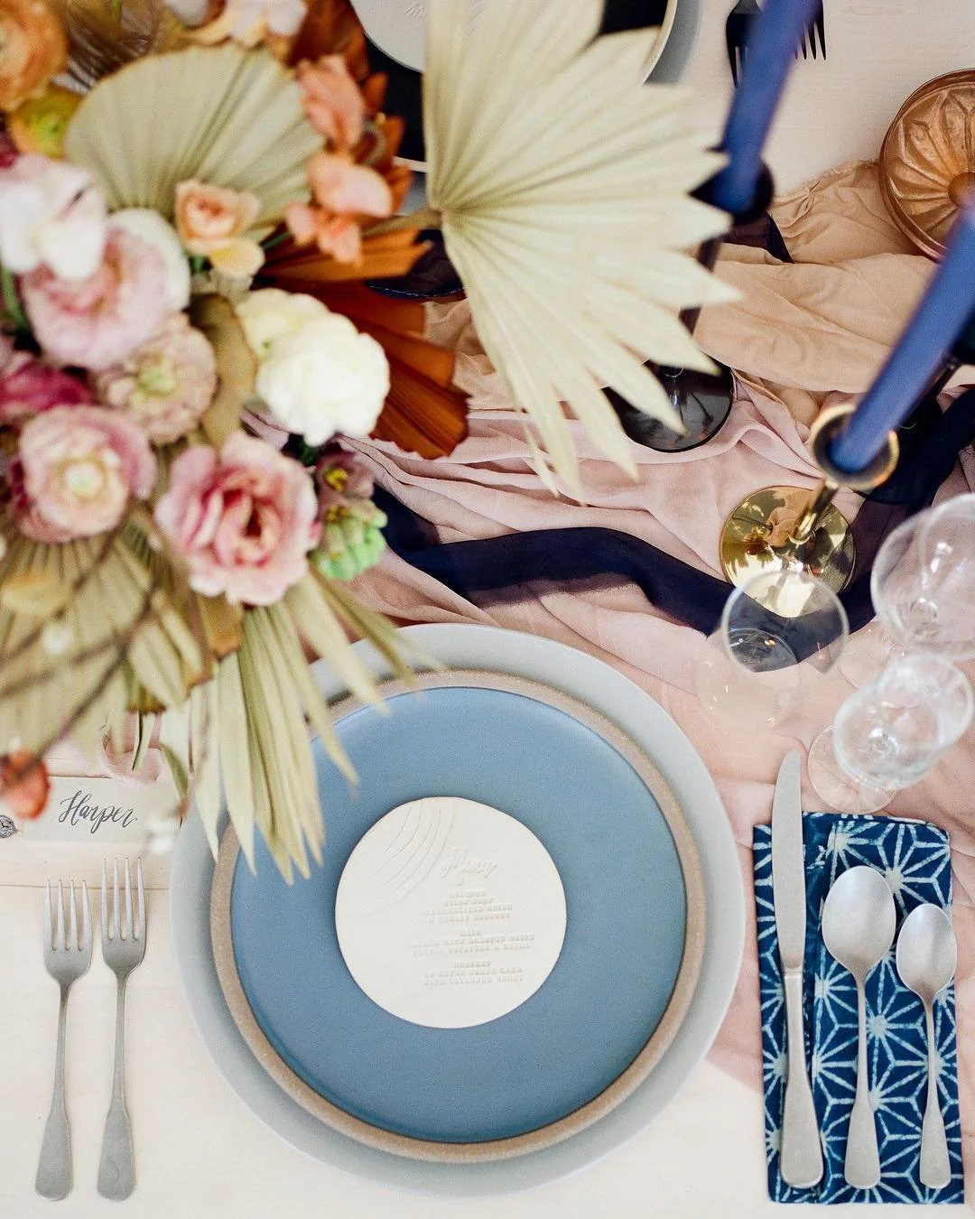 Layer upon layer of love coming at ya! Custom ceramic menus &amp; place cards all hand rolled, cut, impressed or calligraphed...a labor of love for the win! Such a delight to collaborate with event design &amp; planning goddess @amorology &amp; the f