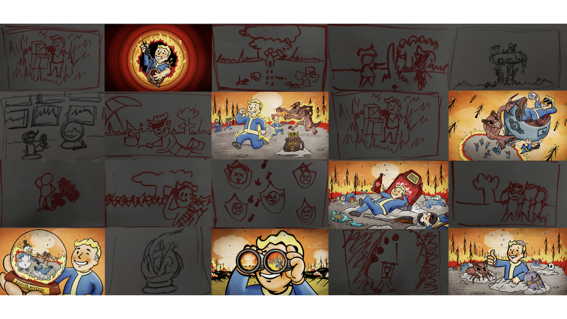 And worked with an illustrator to bring them to life