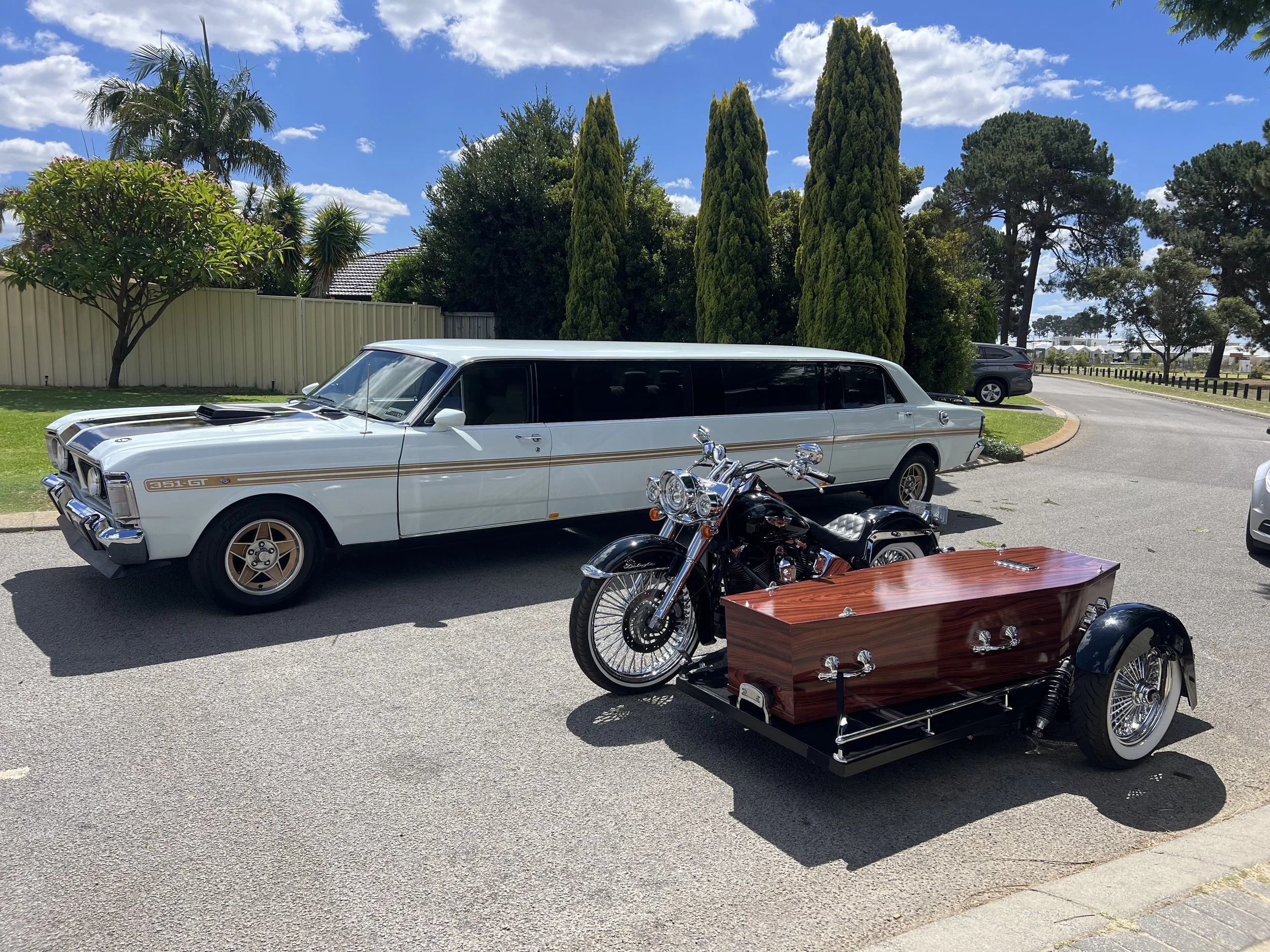 FUNERAL AUSSIE MUSCLE CAR LAST RIDE CASKETS AND CHROME ETERNITY