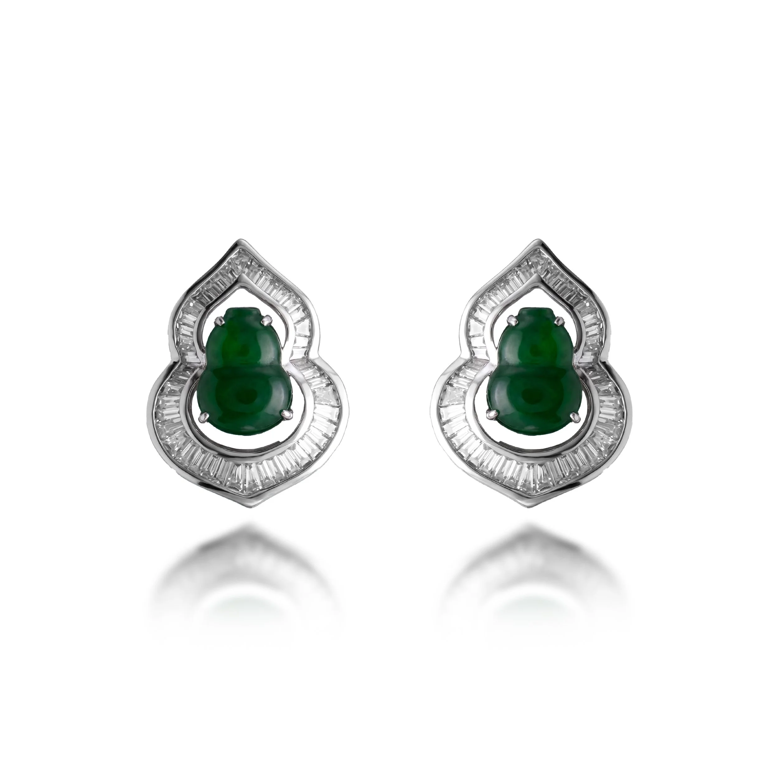 Jade Diamond Earring (Contact Us)