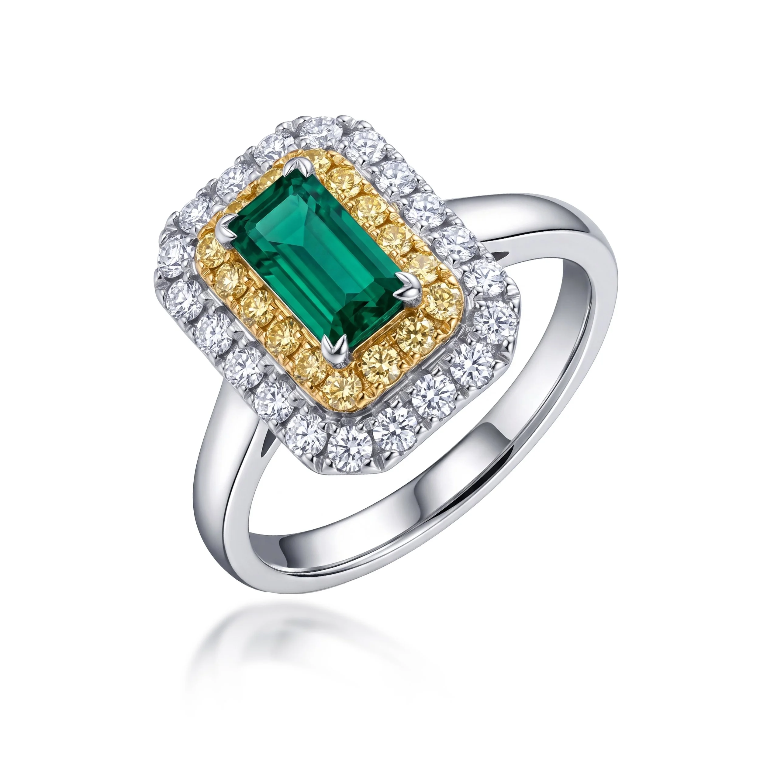 Emerald Diamond Ring (Contact Us)