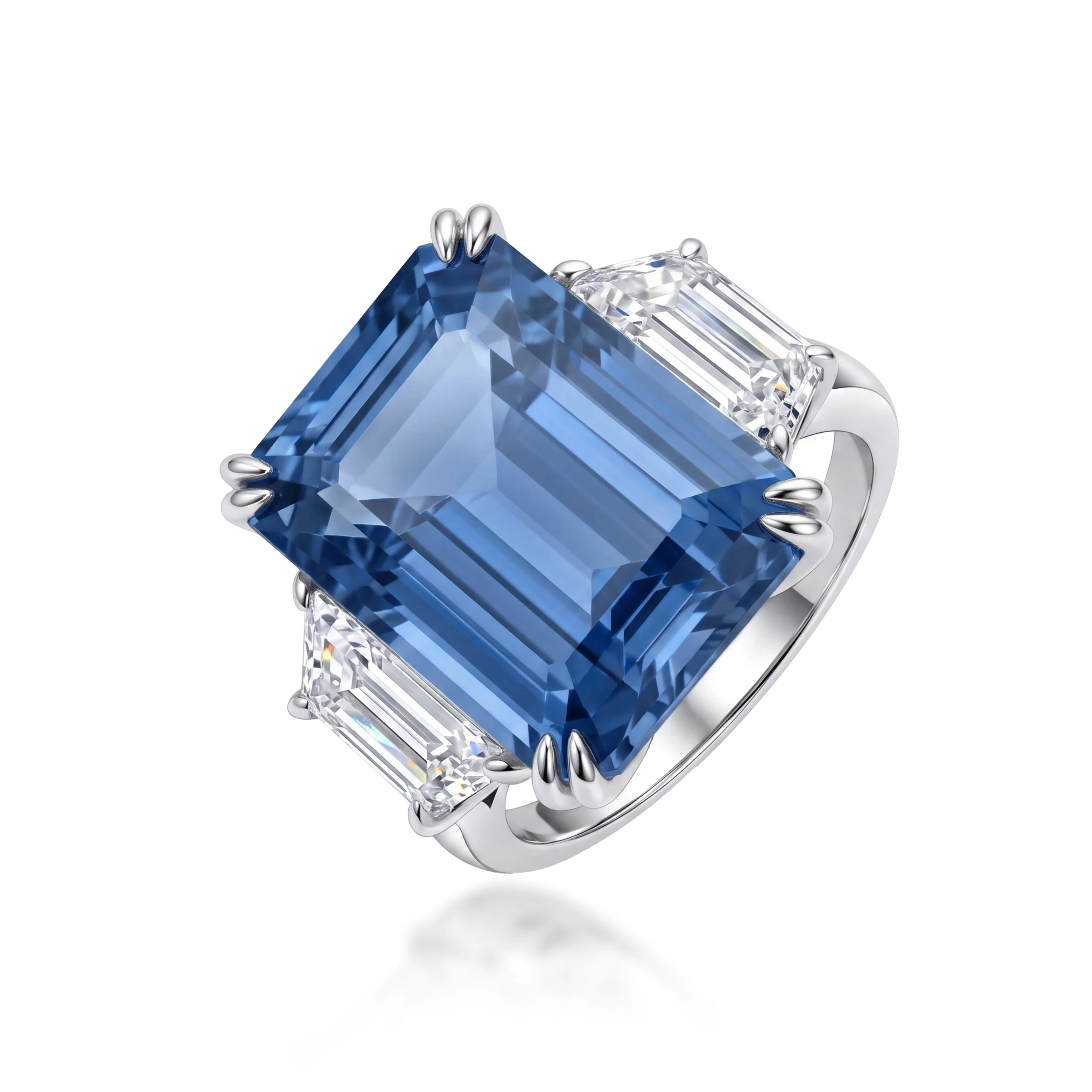 Santa Maria Aquamarine Diamond Ring