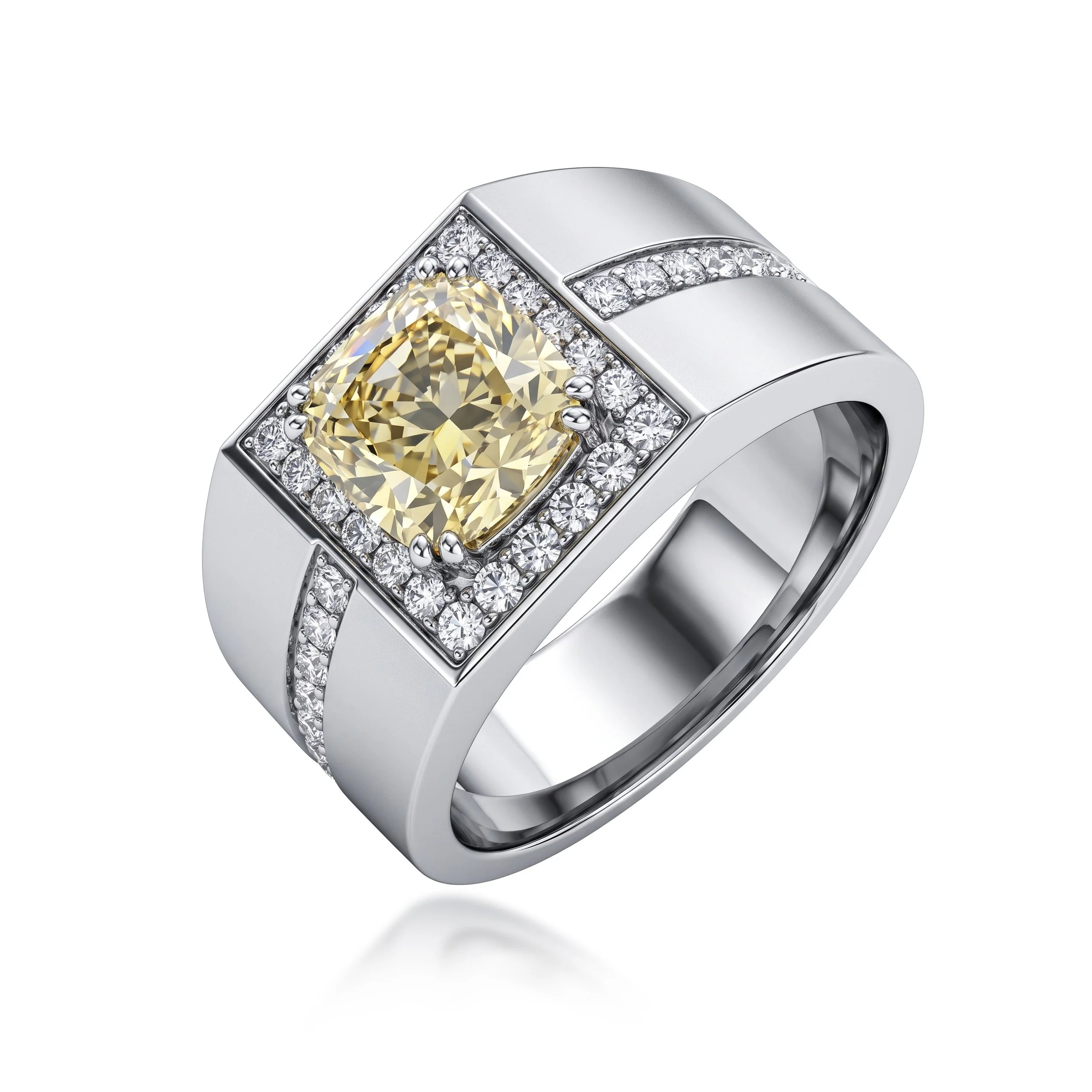 Yellow Diamond Ring