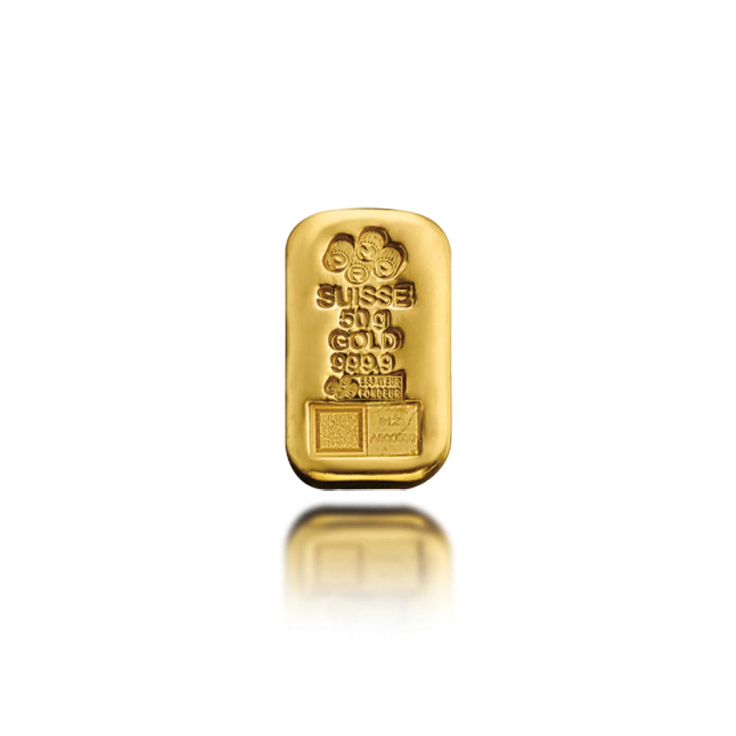 PAMP Gold Cast Bar - 50g