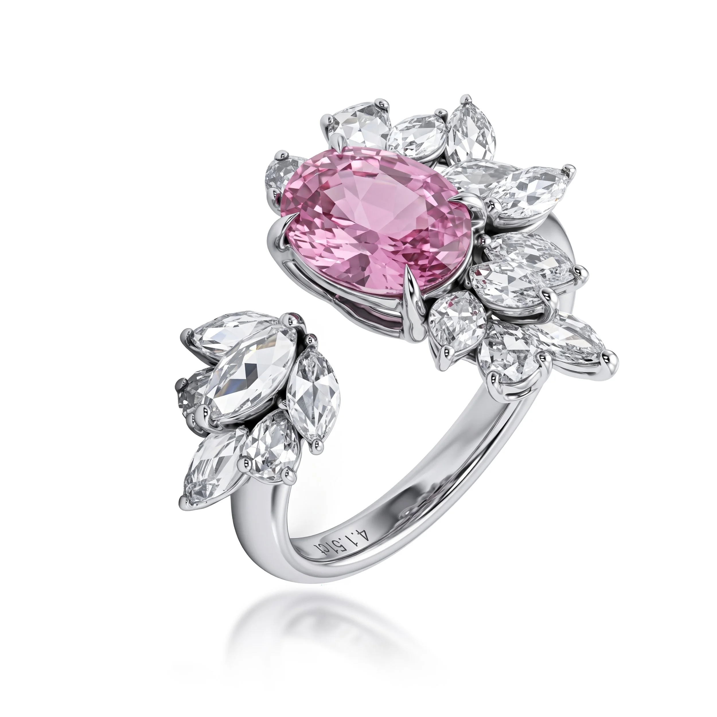 Pink Sapphire Ring (Contact Us)