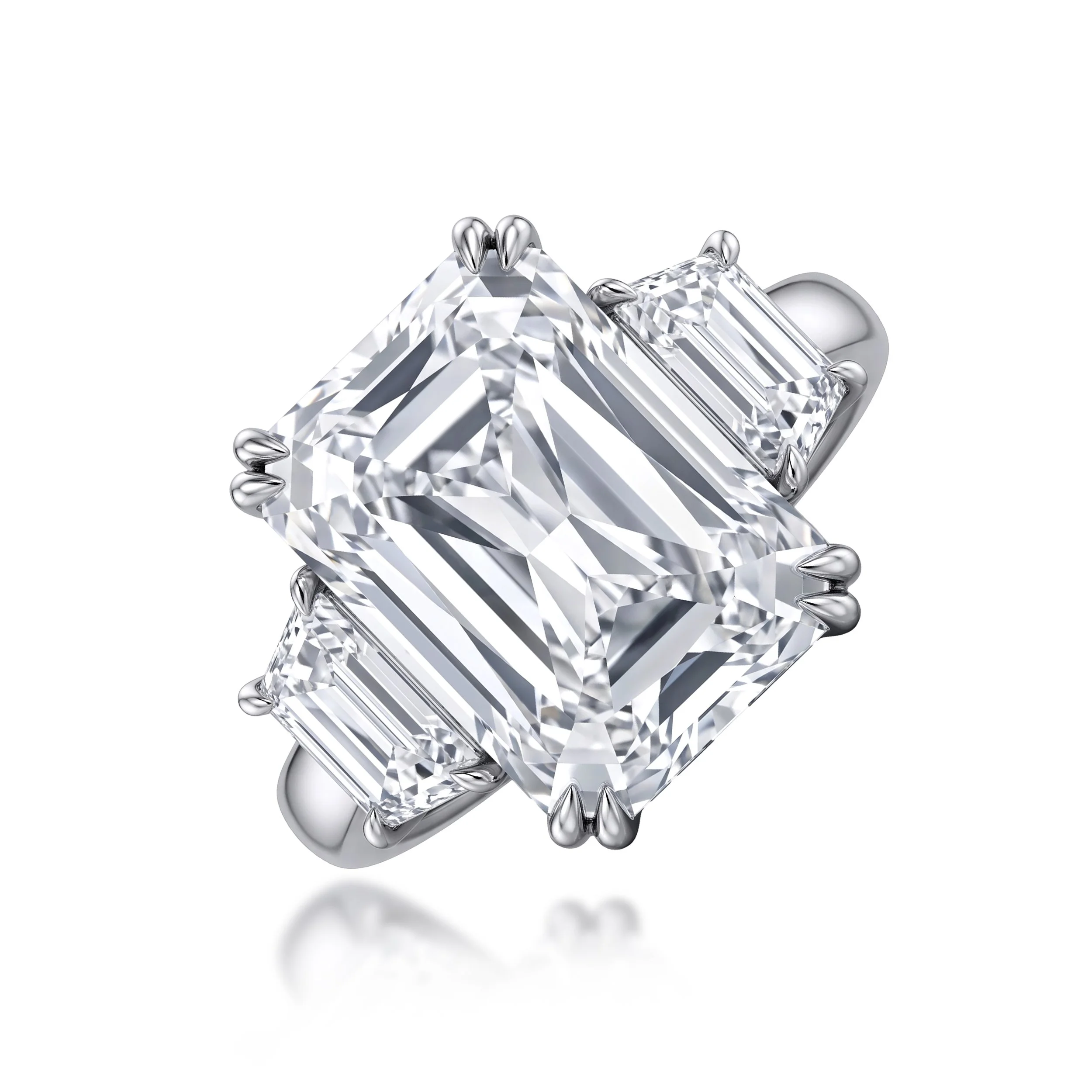 Emerald Cut Diamond Ring (Contact Us)