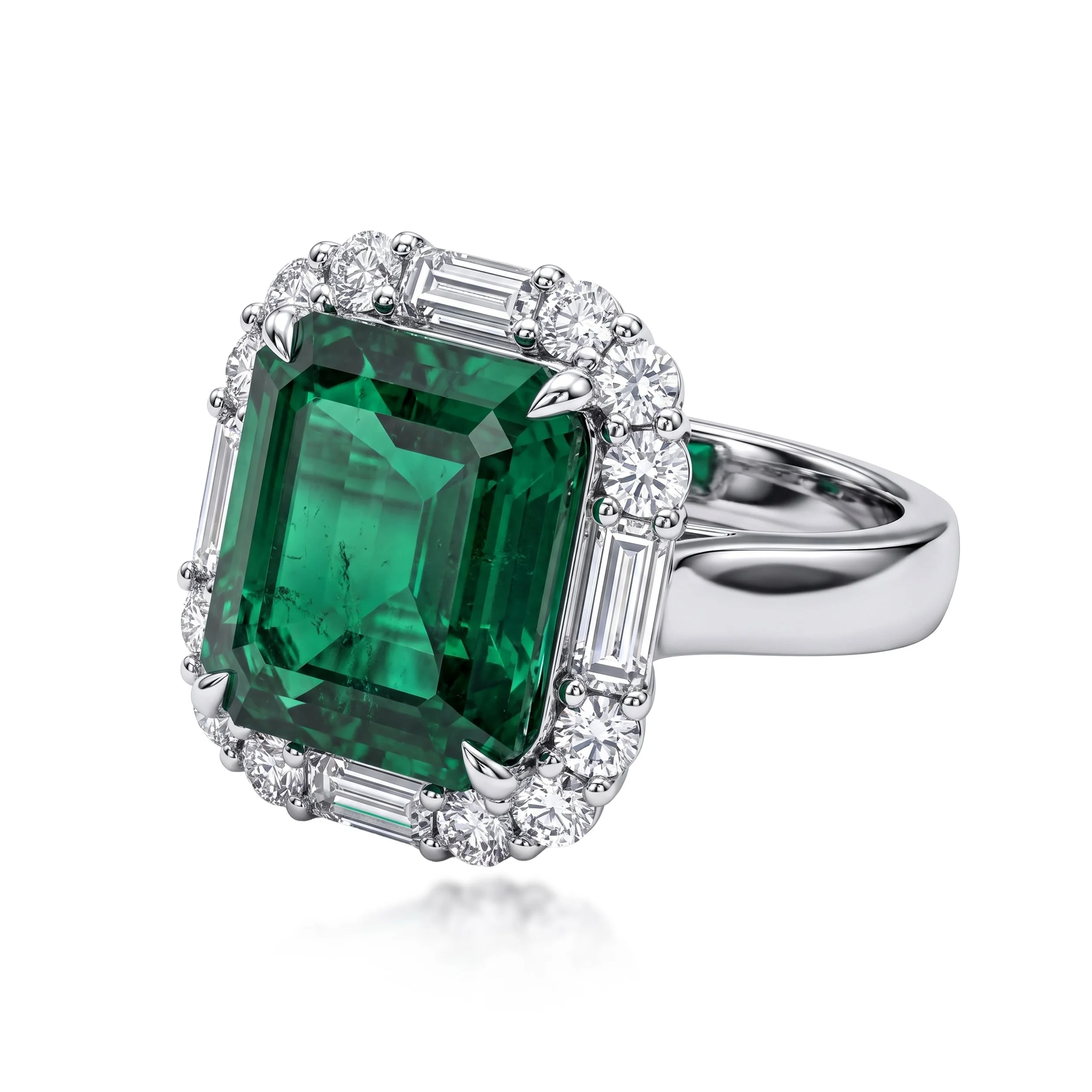 Emerald Cut Diamond Ring (Contact us)