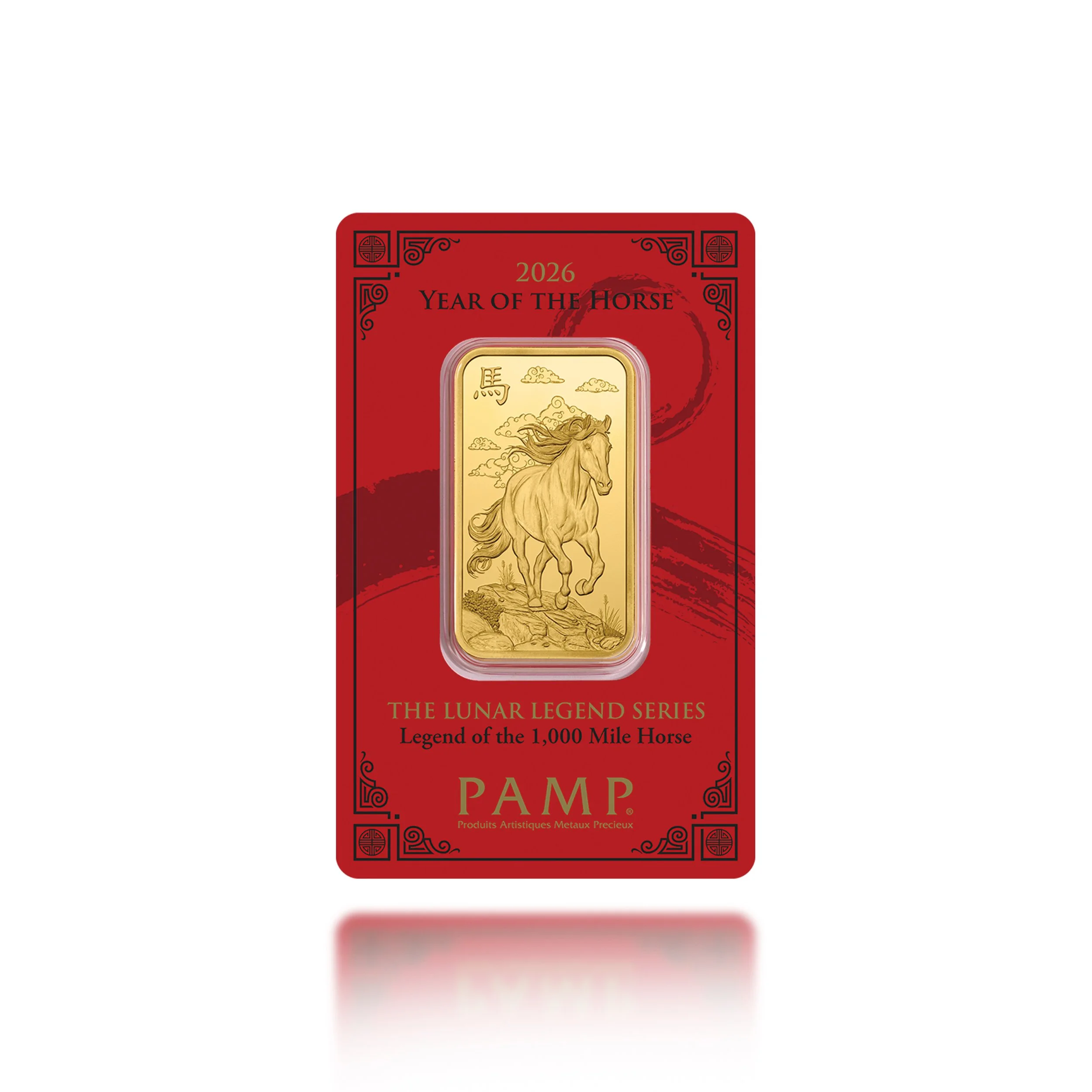 PAMP GOLD BAR (HORSE) YEAR 2026 1OZ