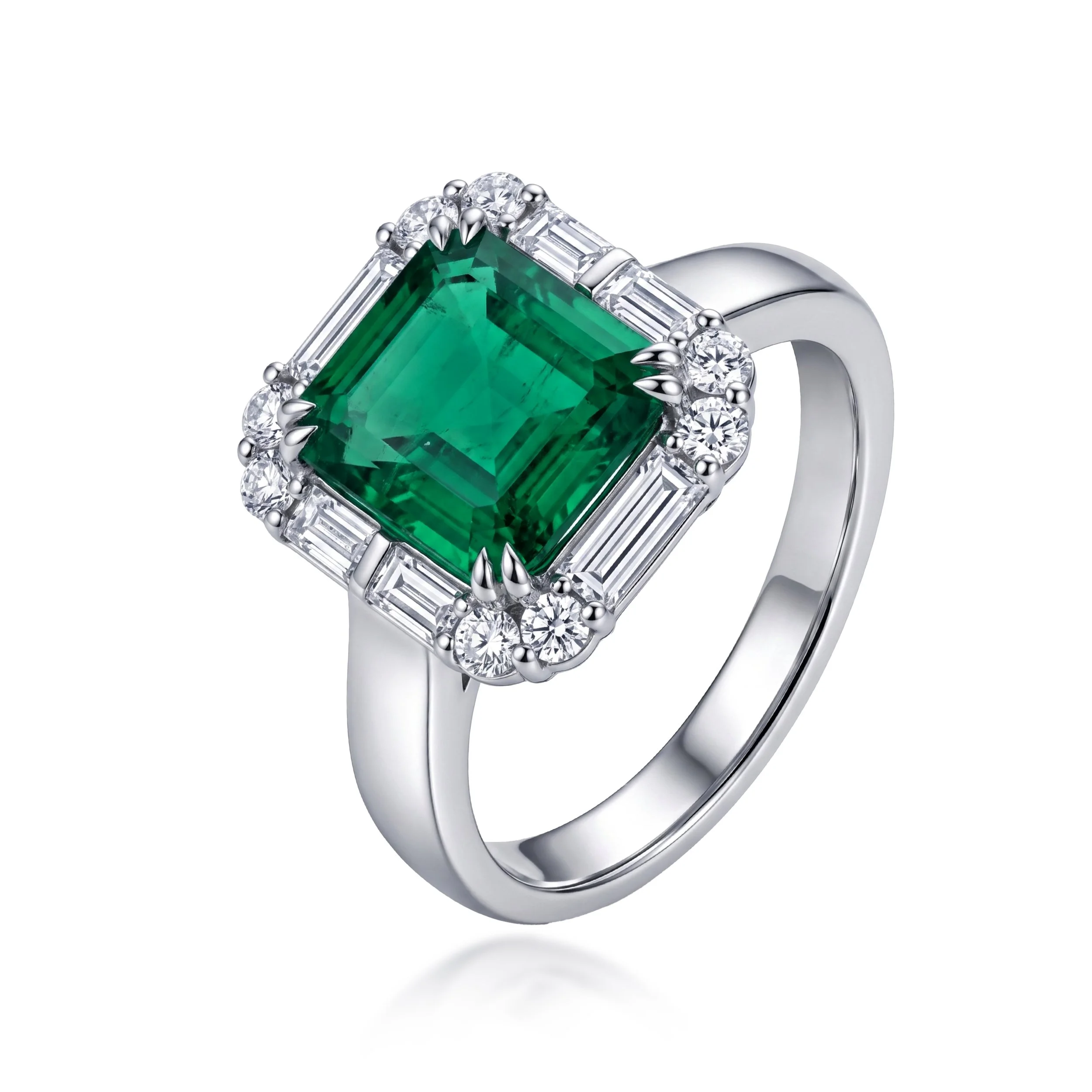 Emerald Diamond Ring (Contact us)