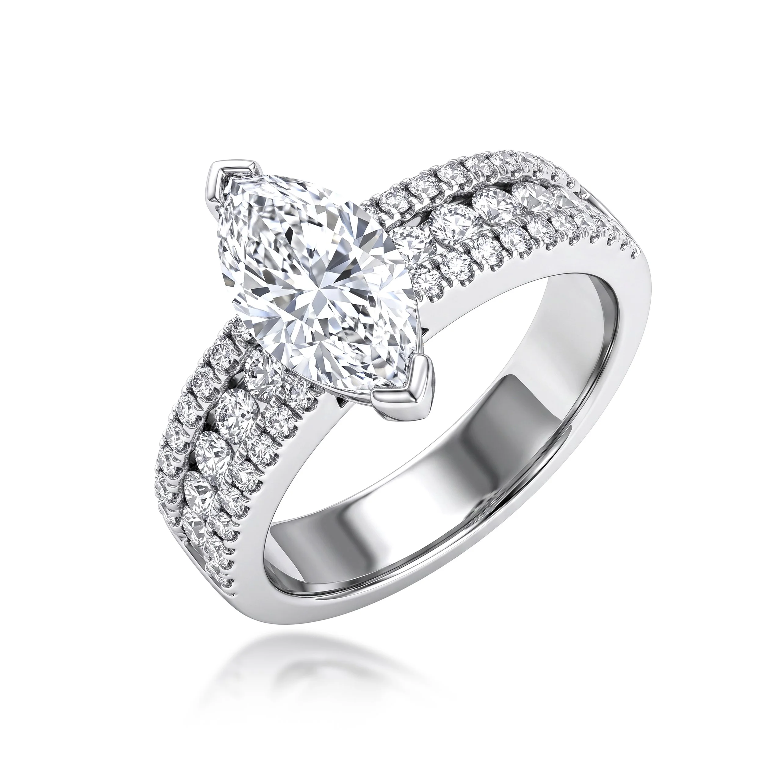 Marquise Cut Diamond Ring (Contact Us)