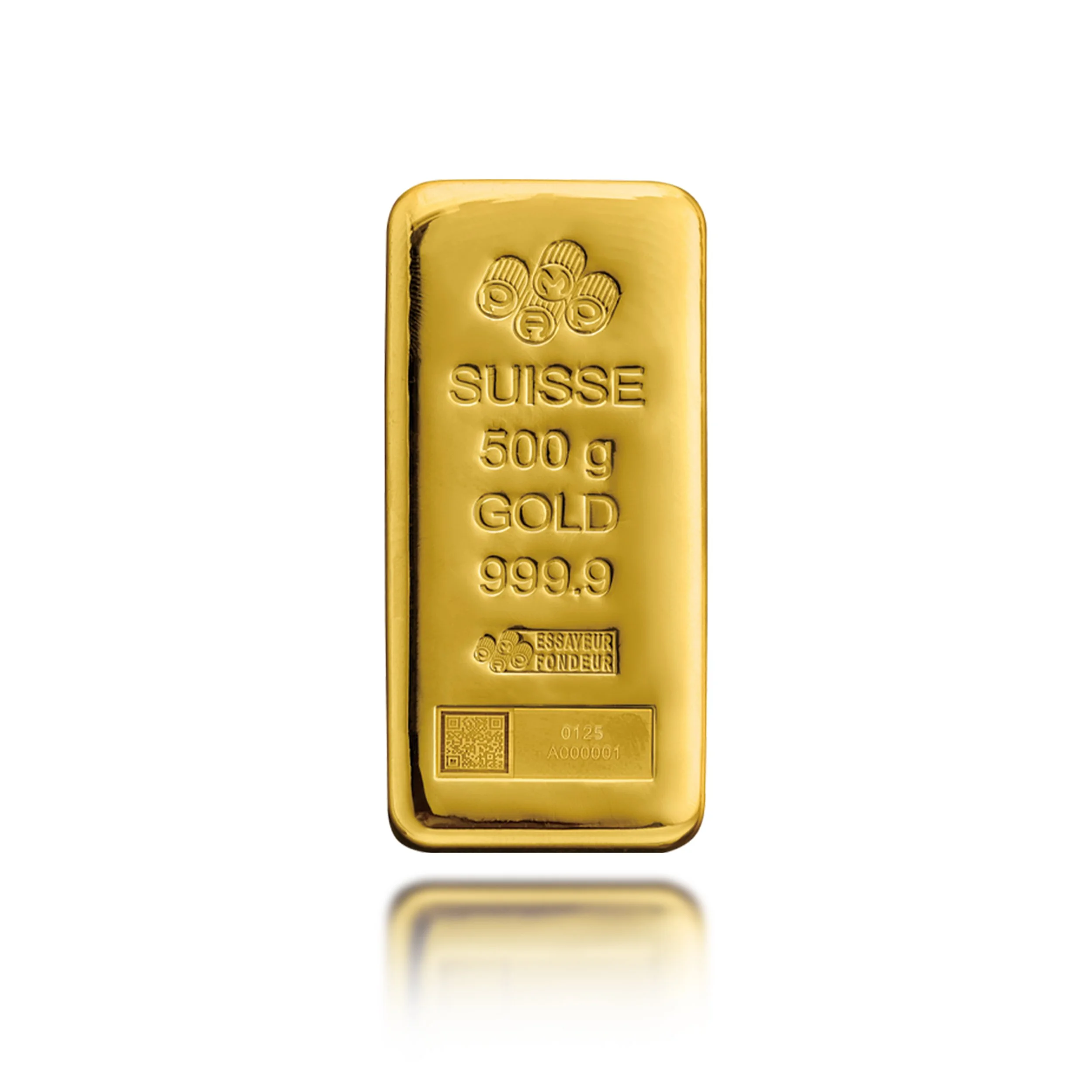 PAMP Gold Cast Bar - 500g