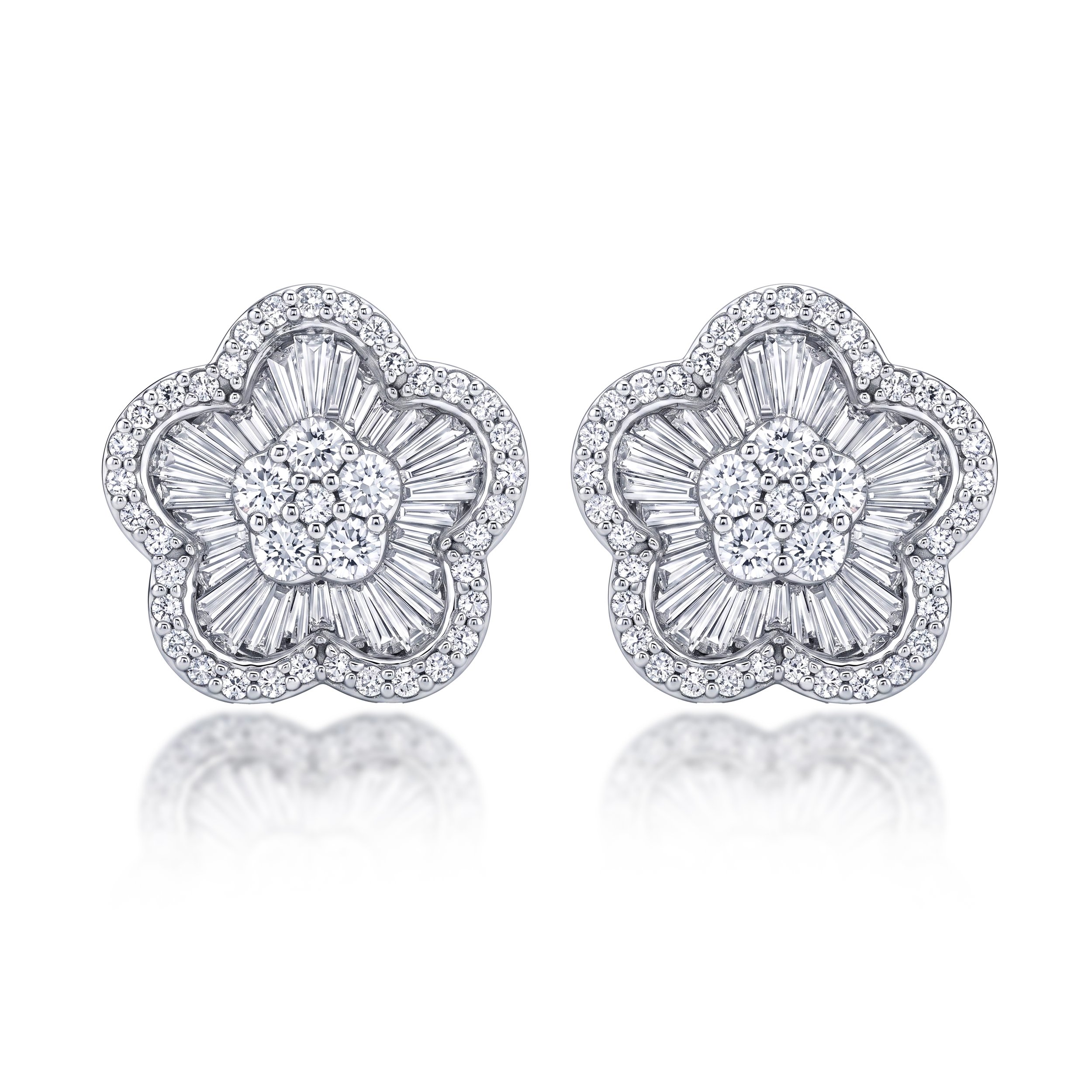 Blossom Diamond Earrings (Contact Us)