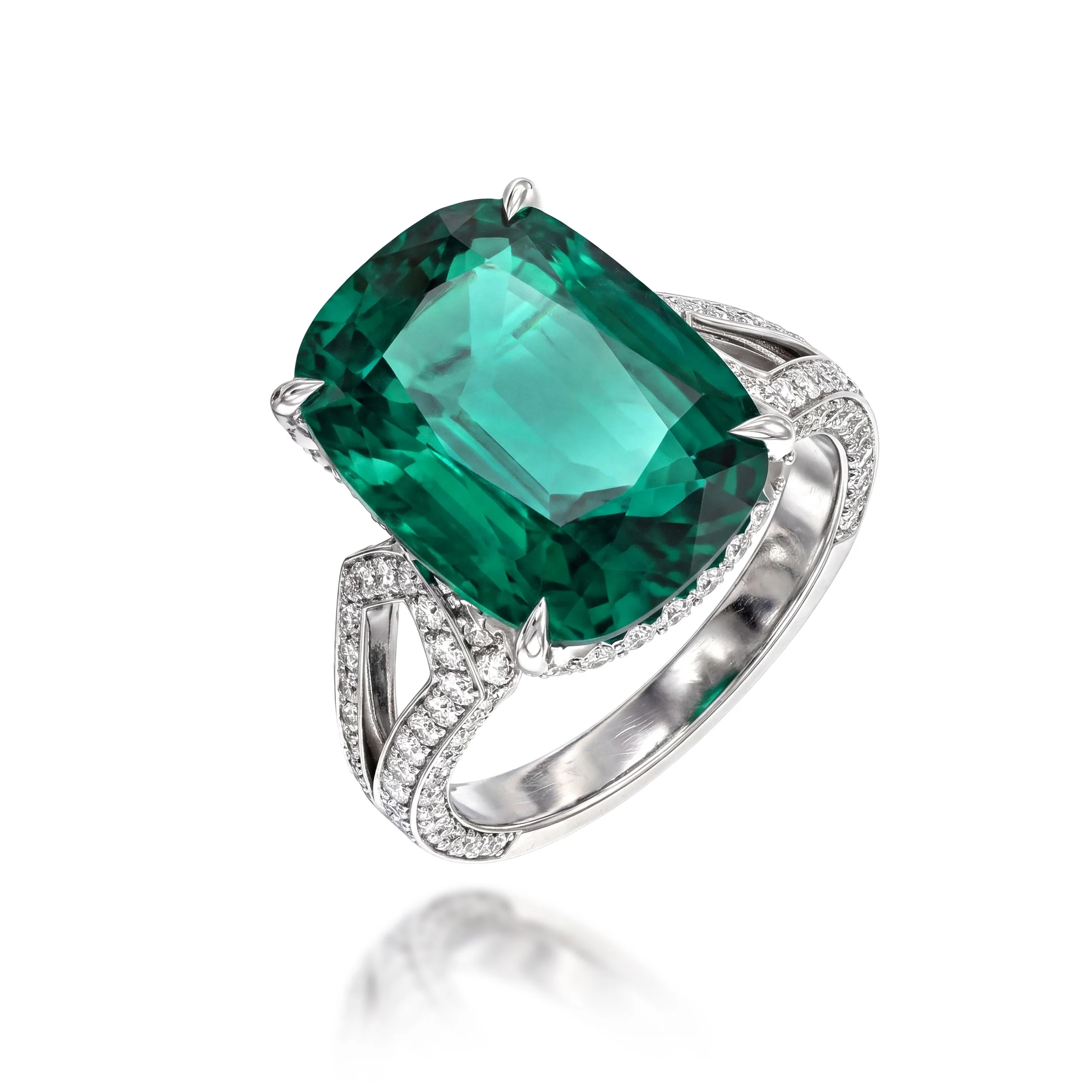 Emerald Diamond Ring (Contact Us)