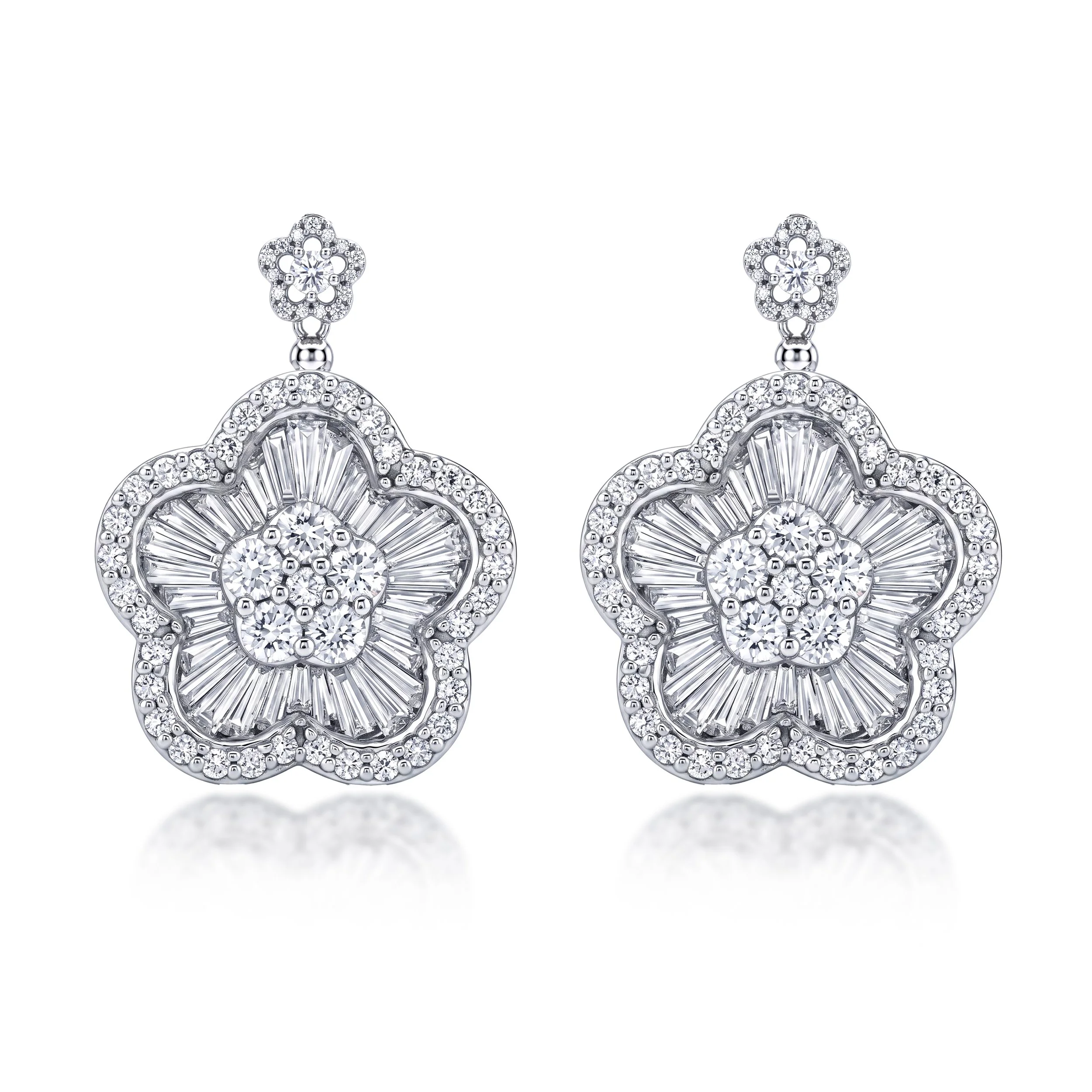 Blossom Diamond Earrings (Contact Us)