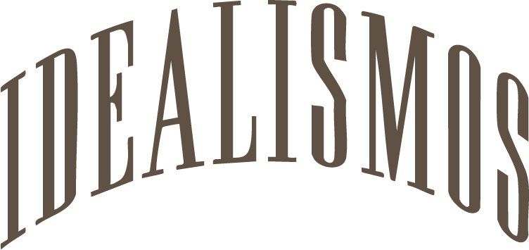 The word 'IDEALISMOS' in stylized curved uppercase letters