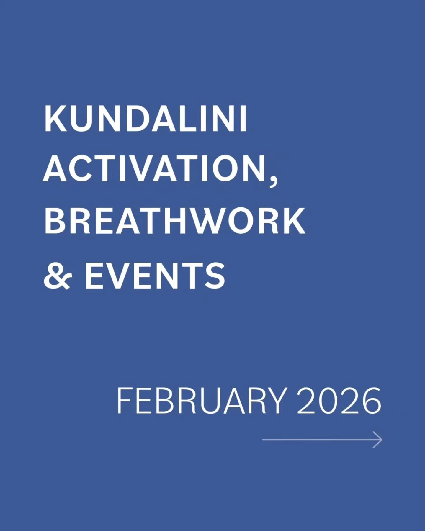 Last stretch before we move into horse 🐎 year.
Energy will be different and some can feel it already.
To make it smoother, dive deeper into self work and rebalancing. And enjoy the transition ✨️ 

In February I bring to you:
📆  7 &amp; 8 Feb, Sat &