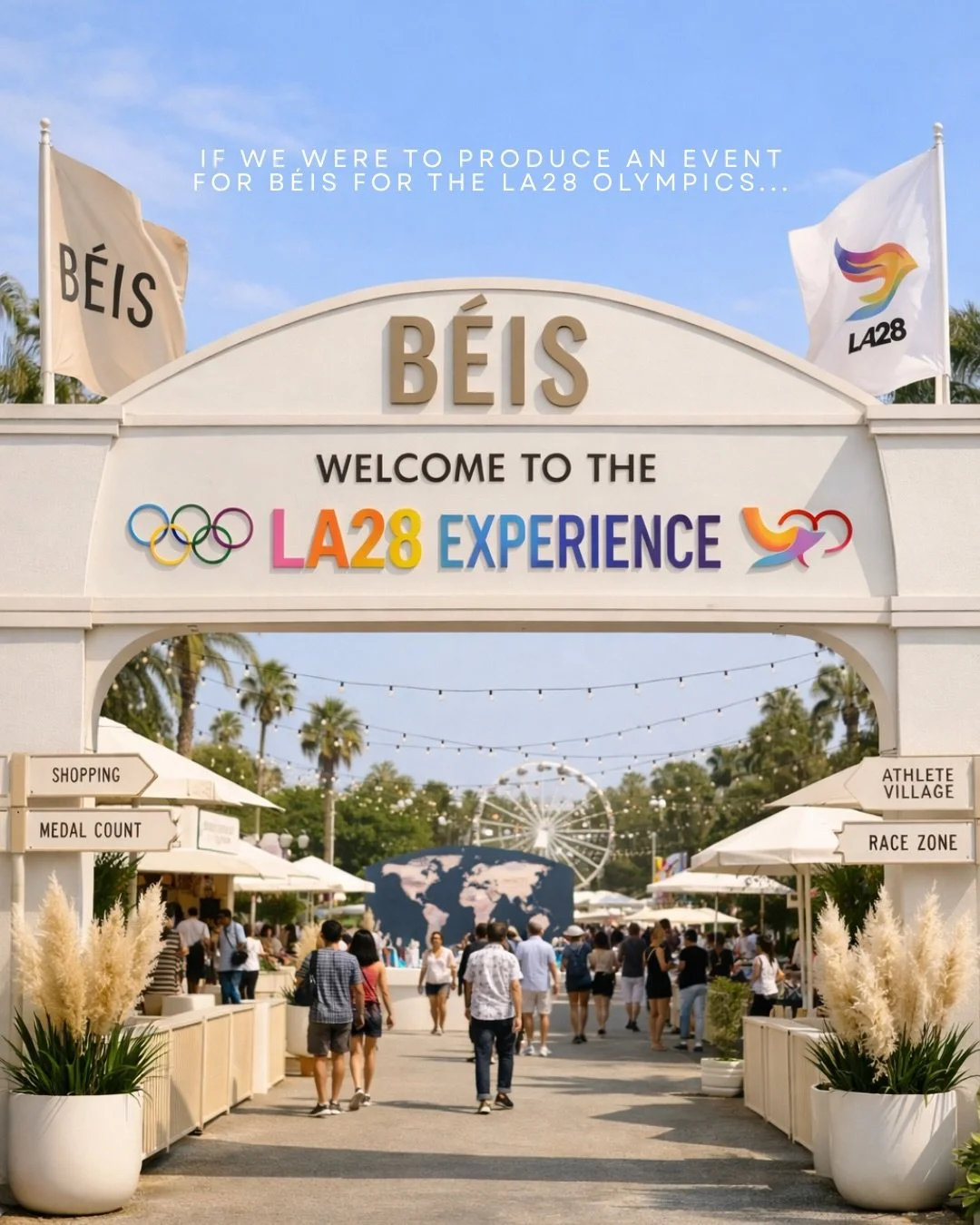 Behind every Olympic athlete is the journey that got them there (including the travel!)

So what better brand partner for @la28 Olympics than @beis ? 👀

Here are some mockups of what we would produce if this collaboration came to life! We know we&rs