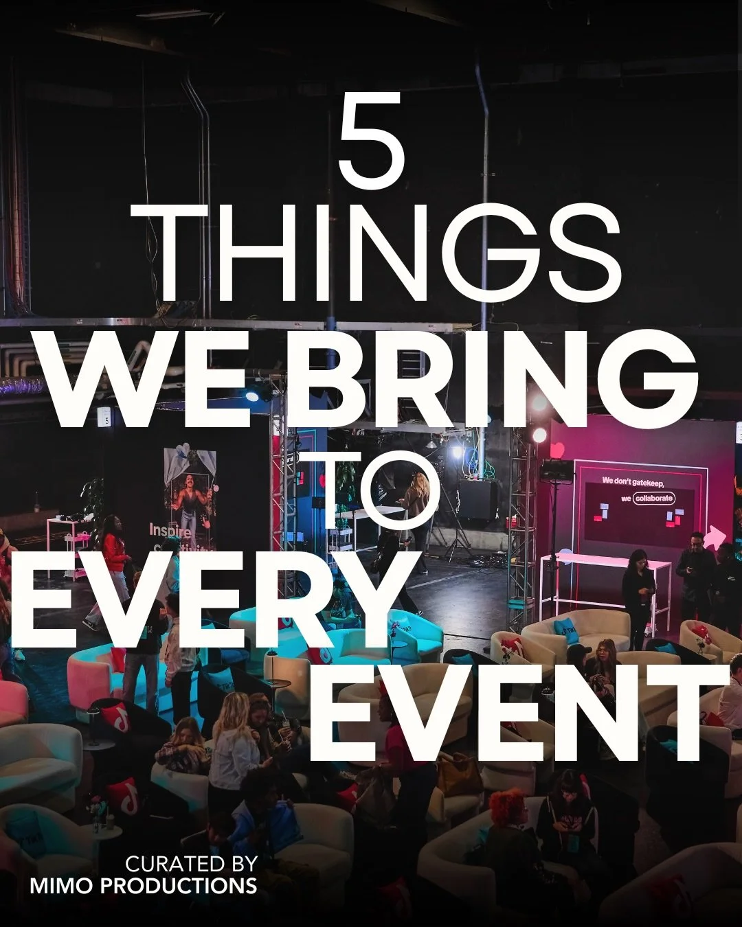 If you needed 5 reasons to hire us for your next event&hellip; consider this us checking all of your boxes ✔️👀