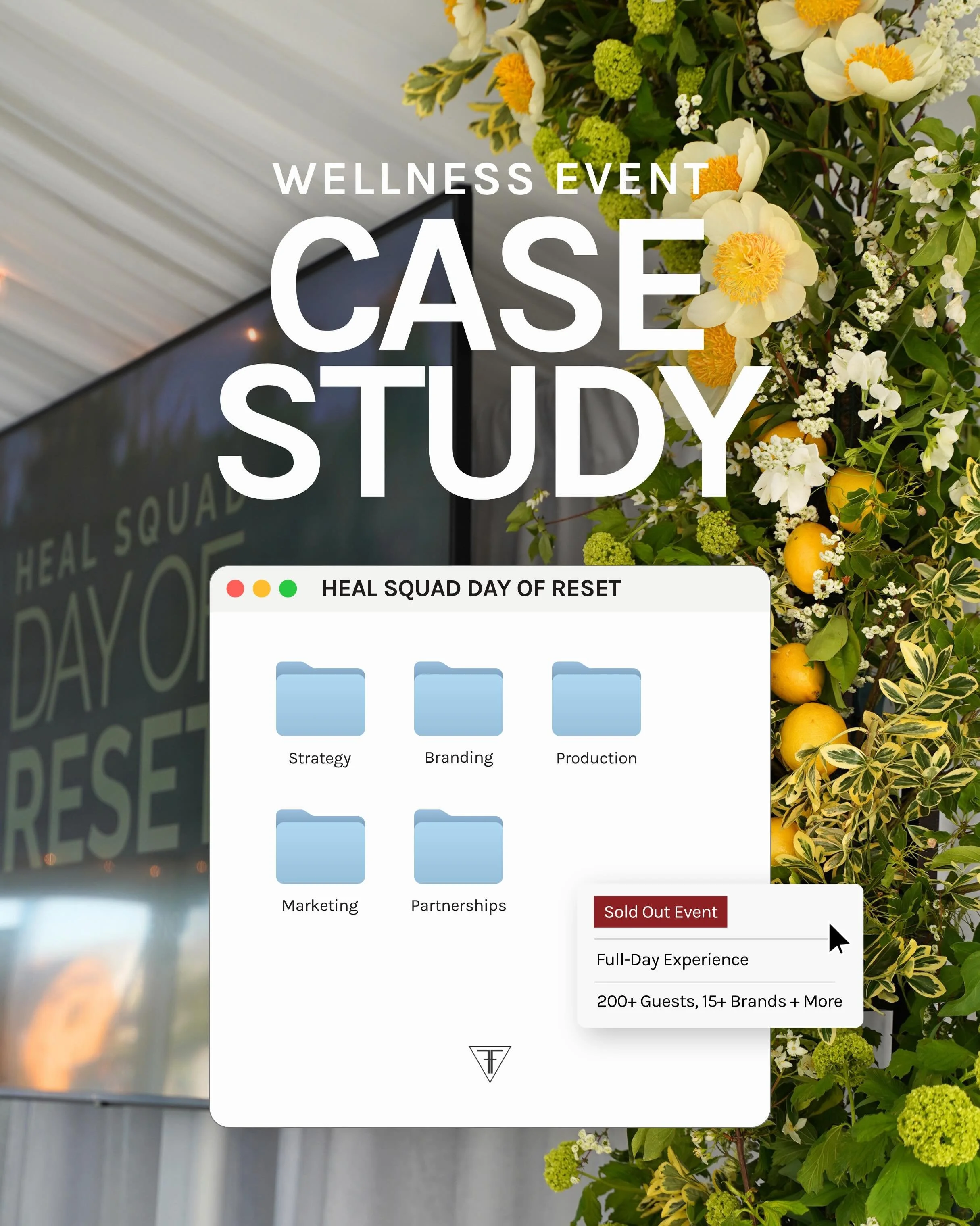 Breaking down what it took to strategize, produce, and market our client&rsquo;s first-ever one-day event (and sell it out BTW) ☀️🤍

Our long-time client, @mariamenounos and @healsquad has expanded in many ways over the years, and most recently into