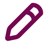 Purple Pencil Icon