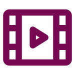 Purple Video Icon