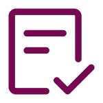 Purple Document Icon