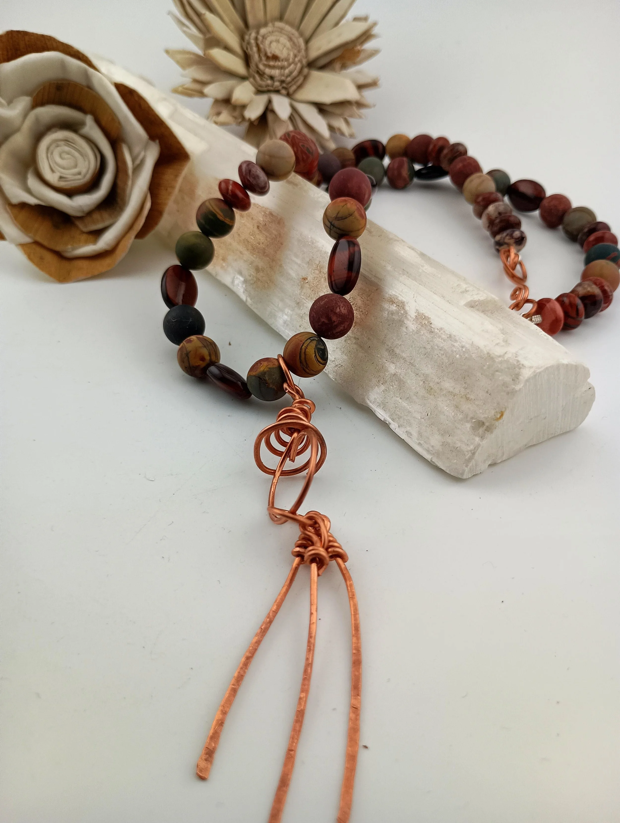SGBN21 selenite two beige flowers from distance.JPG