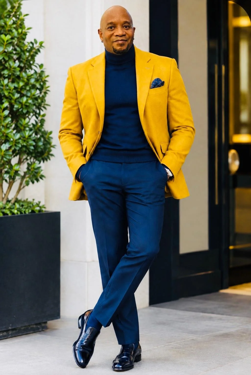 A black male psychotherapist
