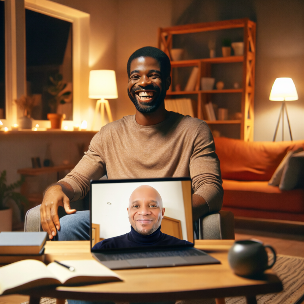 black male therapist online