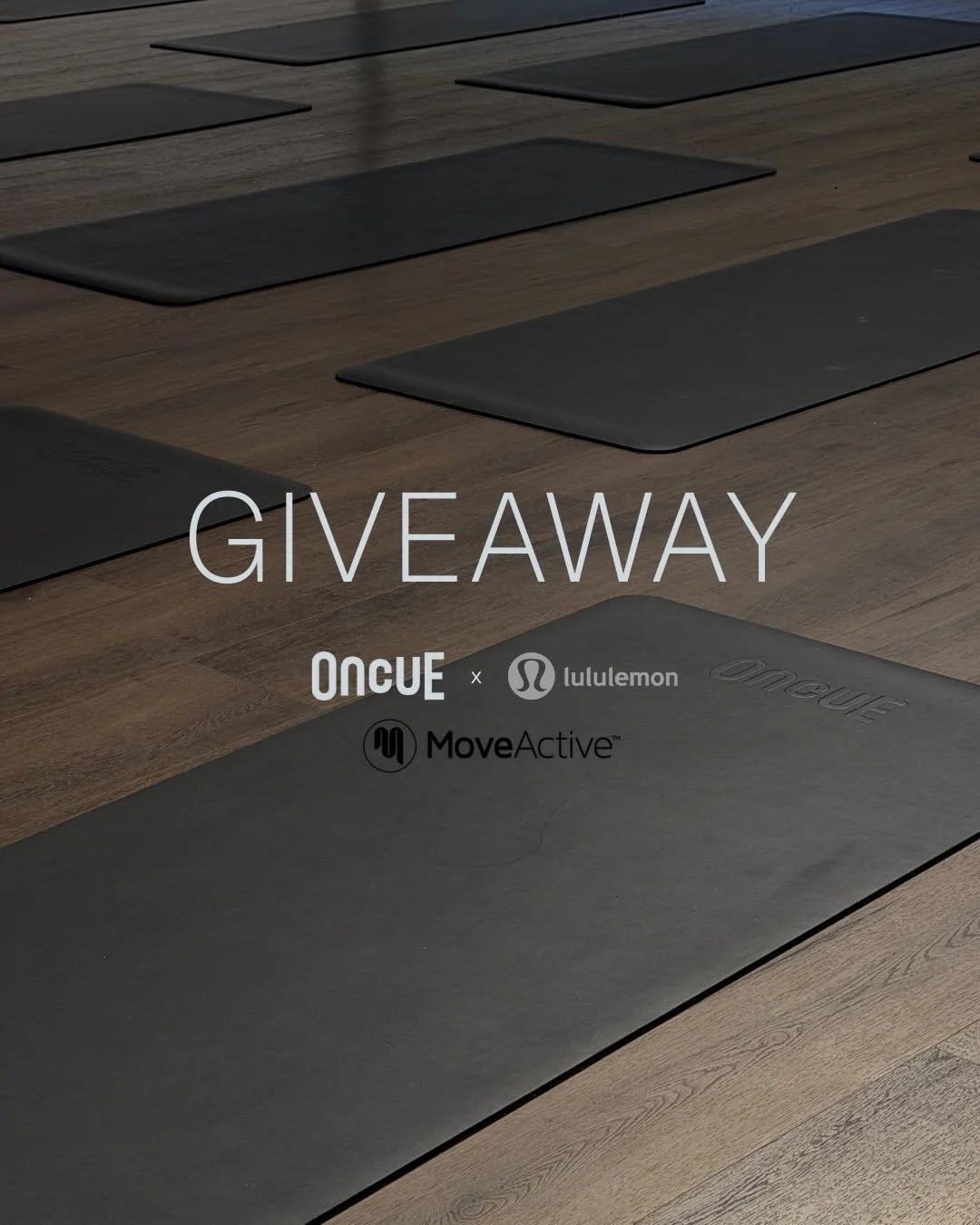 Your On Cue era starts here. We&rsquo;re giving one person the ultimate movement pack: 

&bull; 1x 5 Class Pack 
&bull; 1x On Cue Pilates Mat
&bull; 1x Pair MoveActive Grip Socks 
&bull; $150 Lululemon Voucher 

To enter the giveaway: 

1. Purchase o