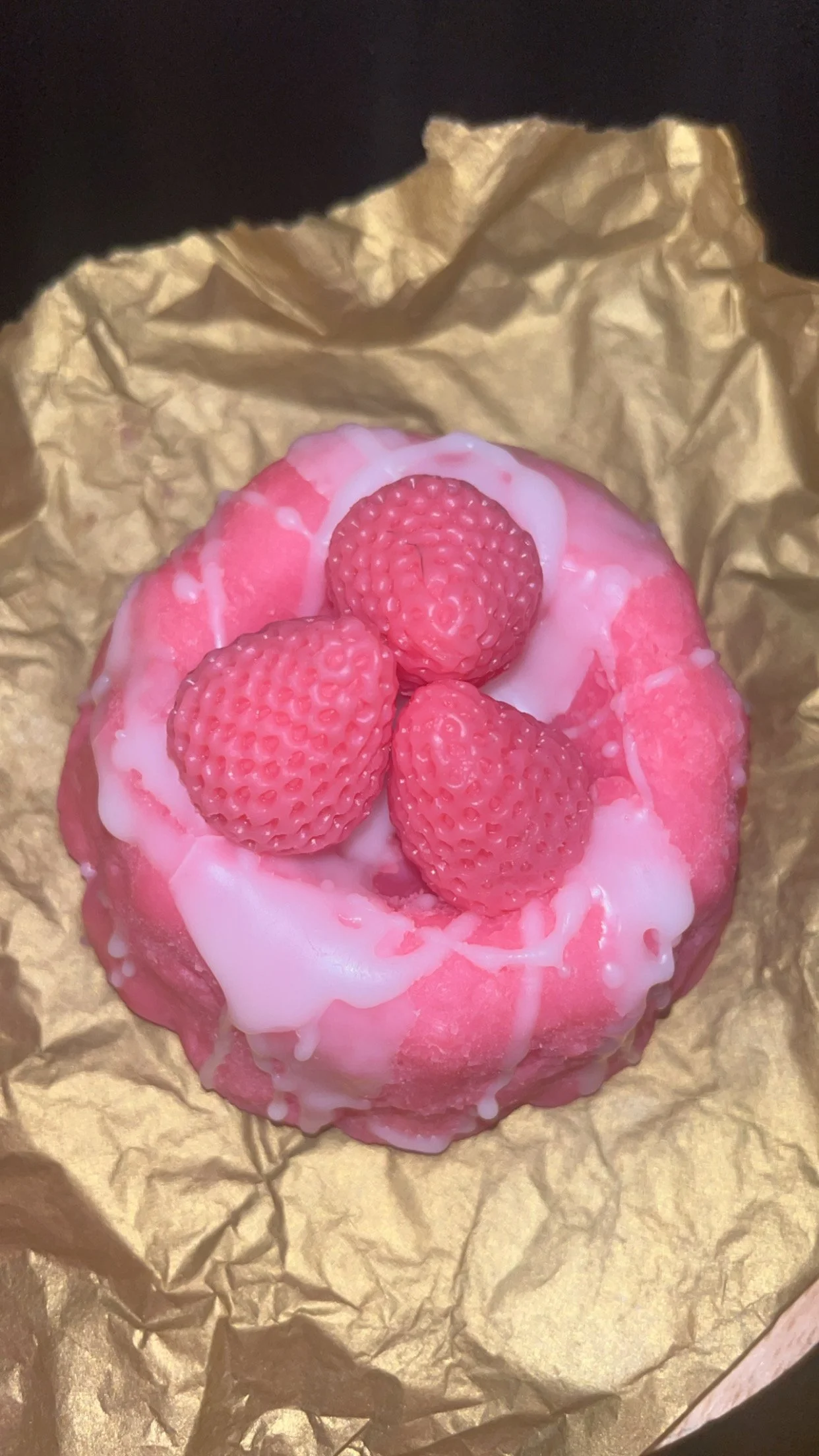 Pink Strawberry Bundt Cake