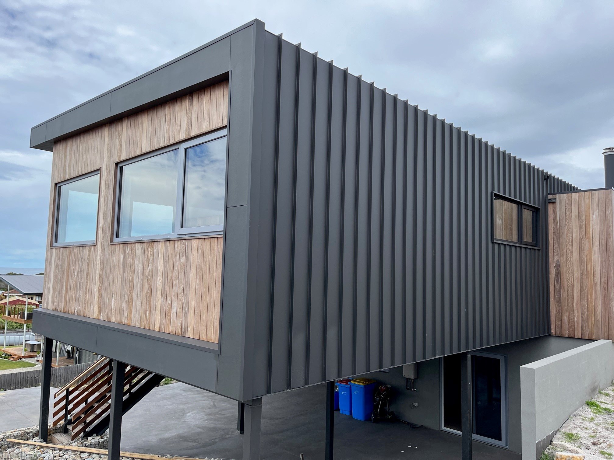 Window Grey uPVC frames.