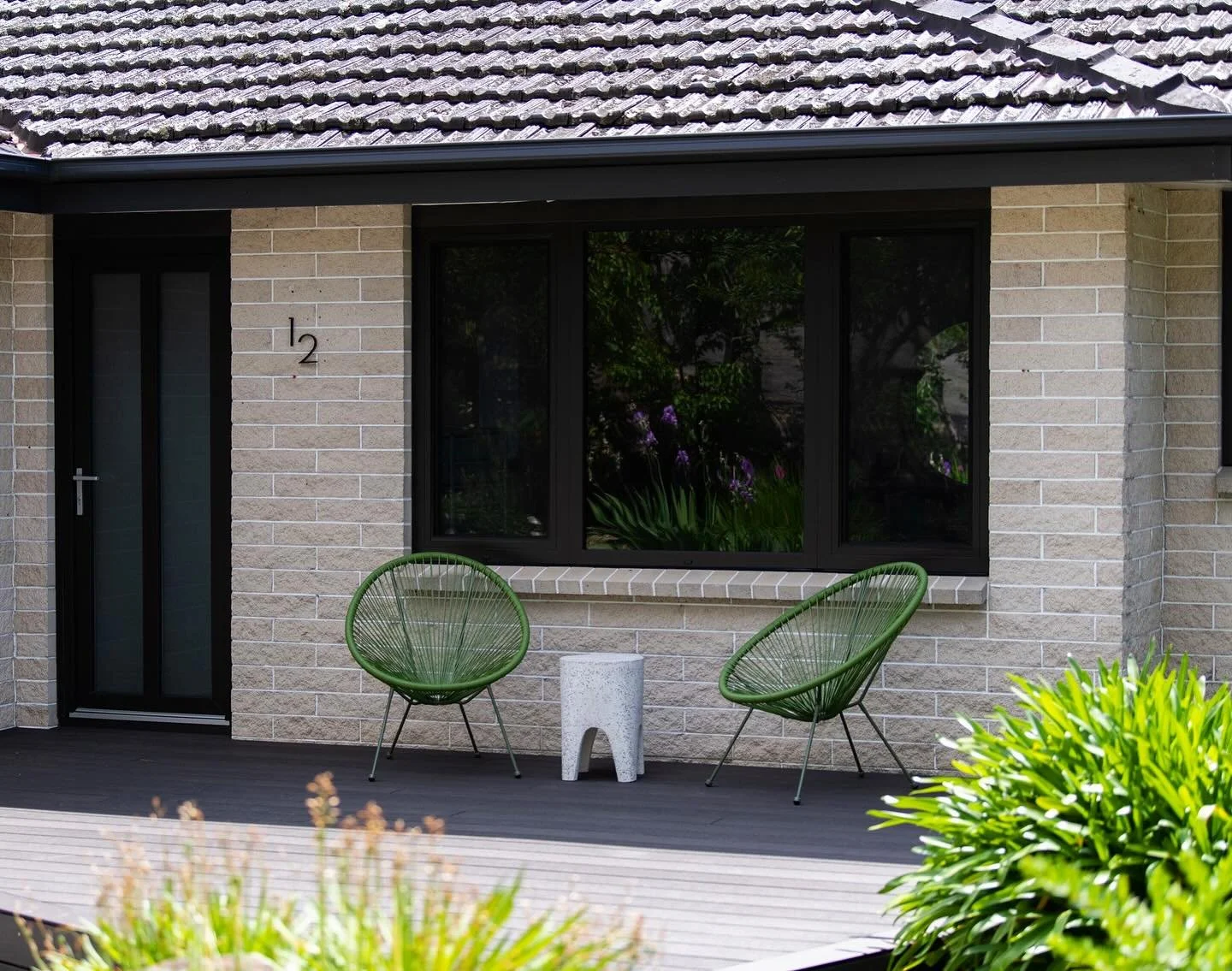 Our Grey Privacy Tint / Clear Double Glazing in action on a sunny morning.