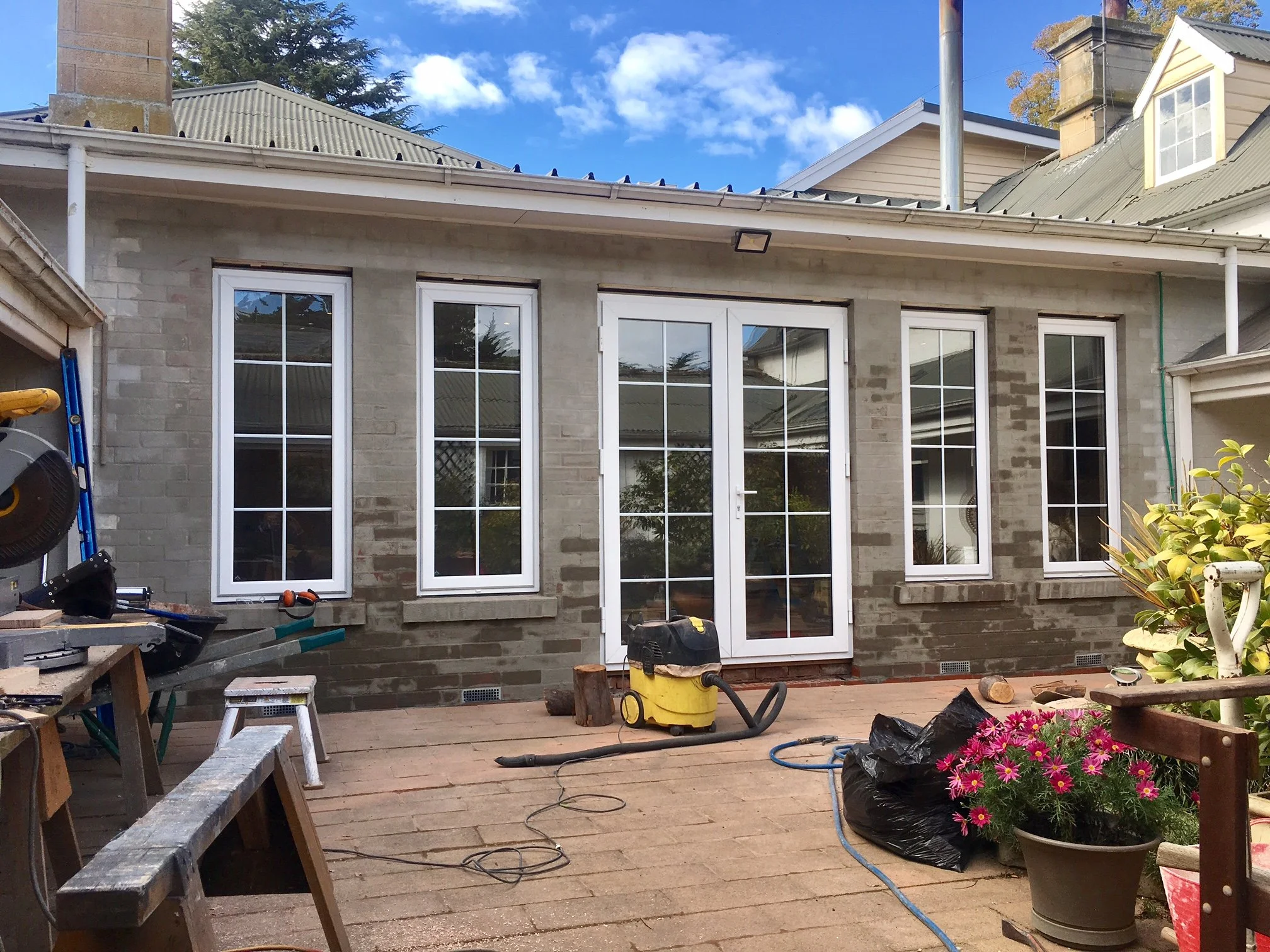 A thoughtful restoration of a colonial-Georgian residence. Our clients can now enjoy comfortable living year-round.