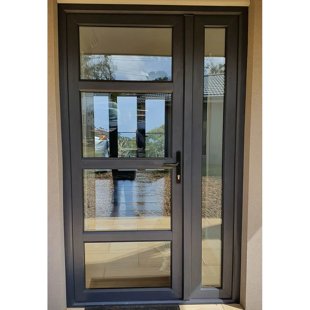 An entrance door and fixed Sidelight we recently installed.