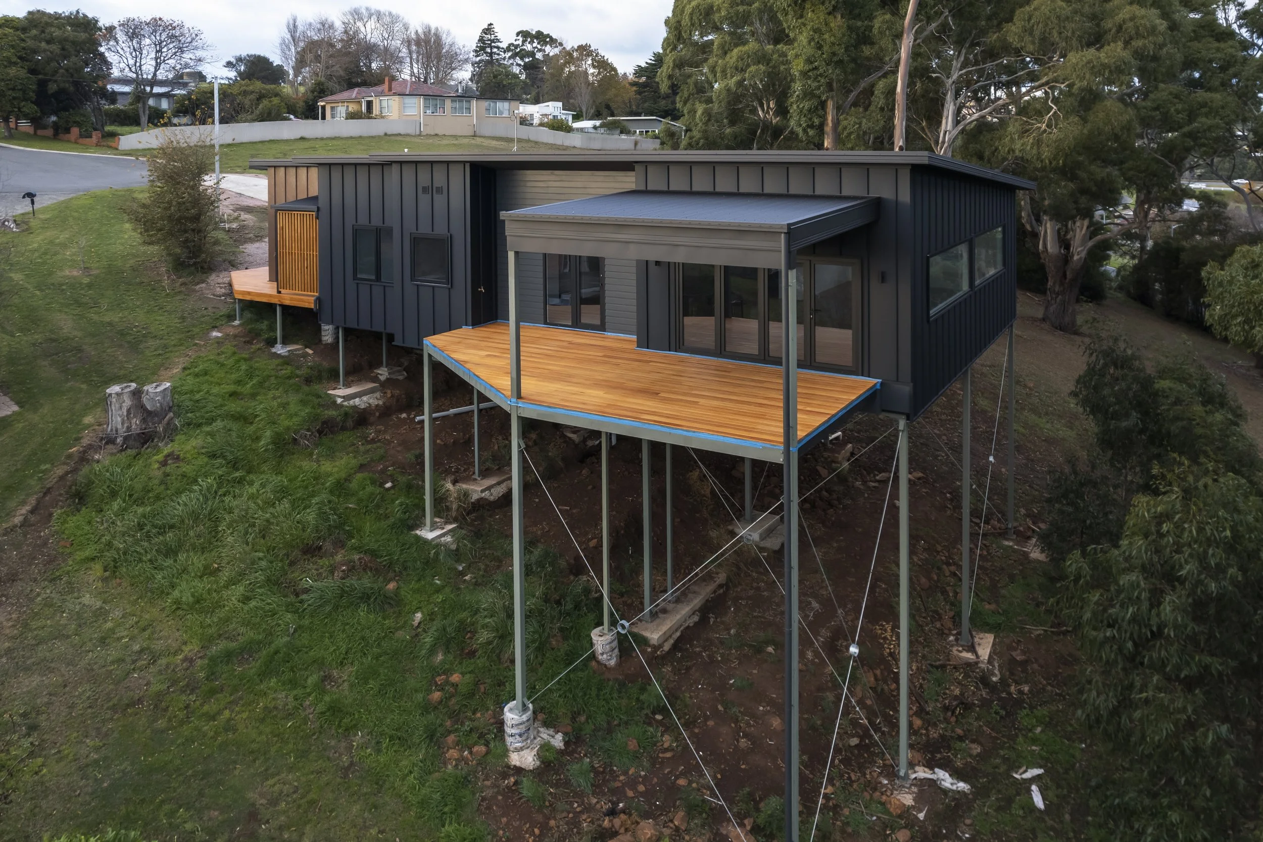 uPVC framed double glazing in frame colour Window Grey.