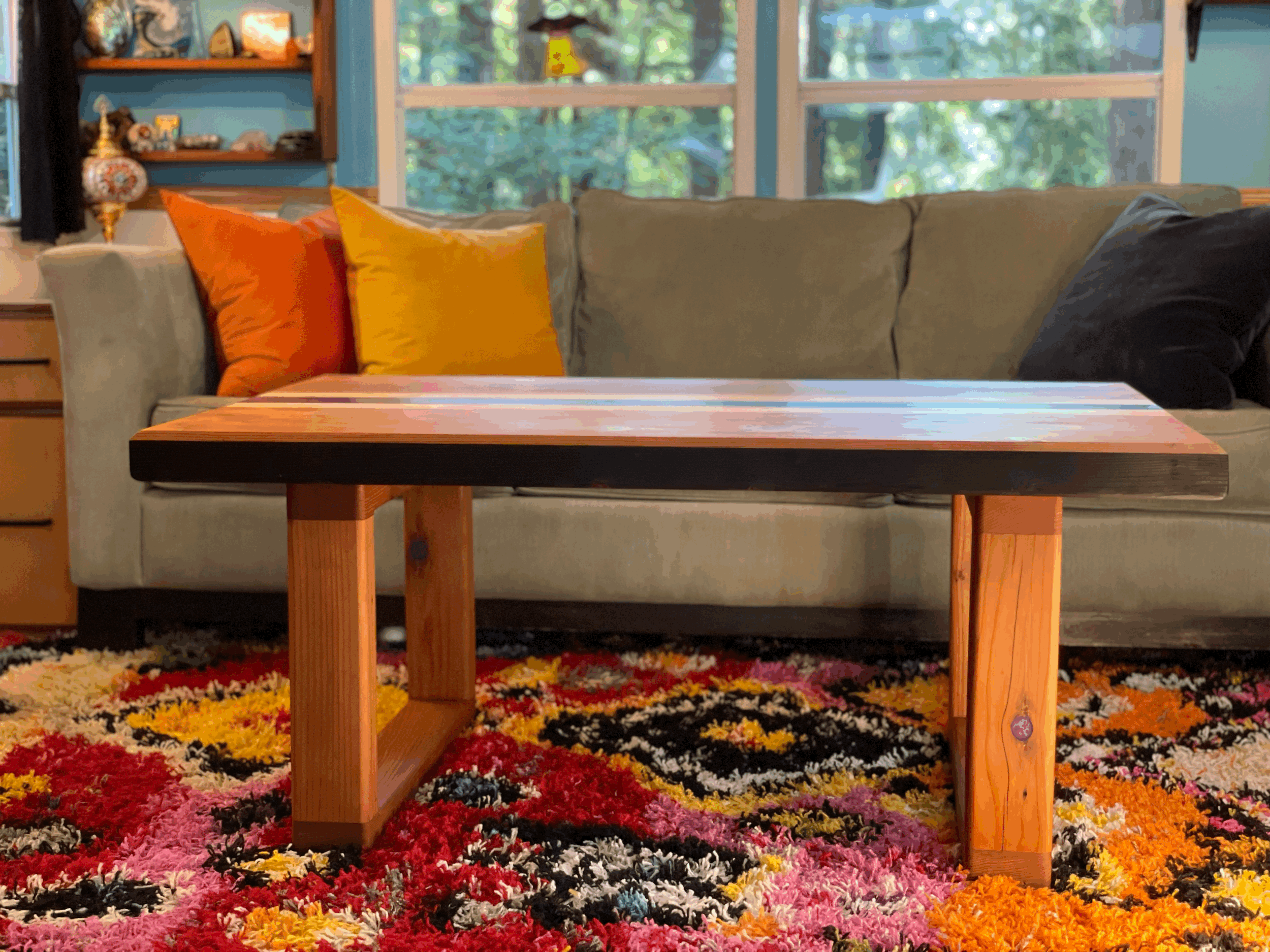 Redwood Coffee Table