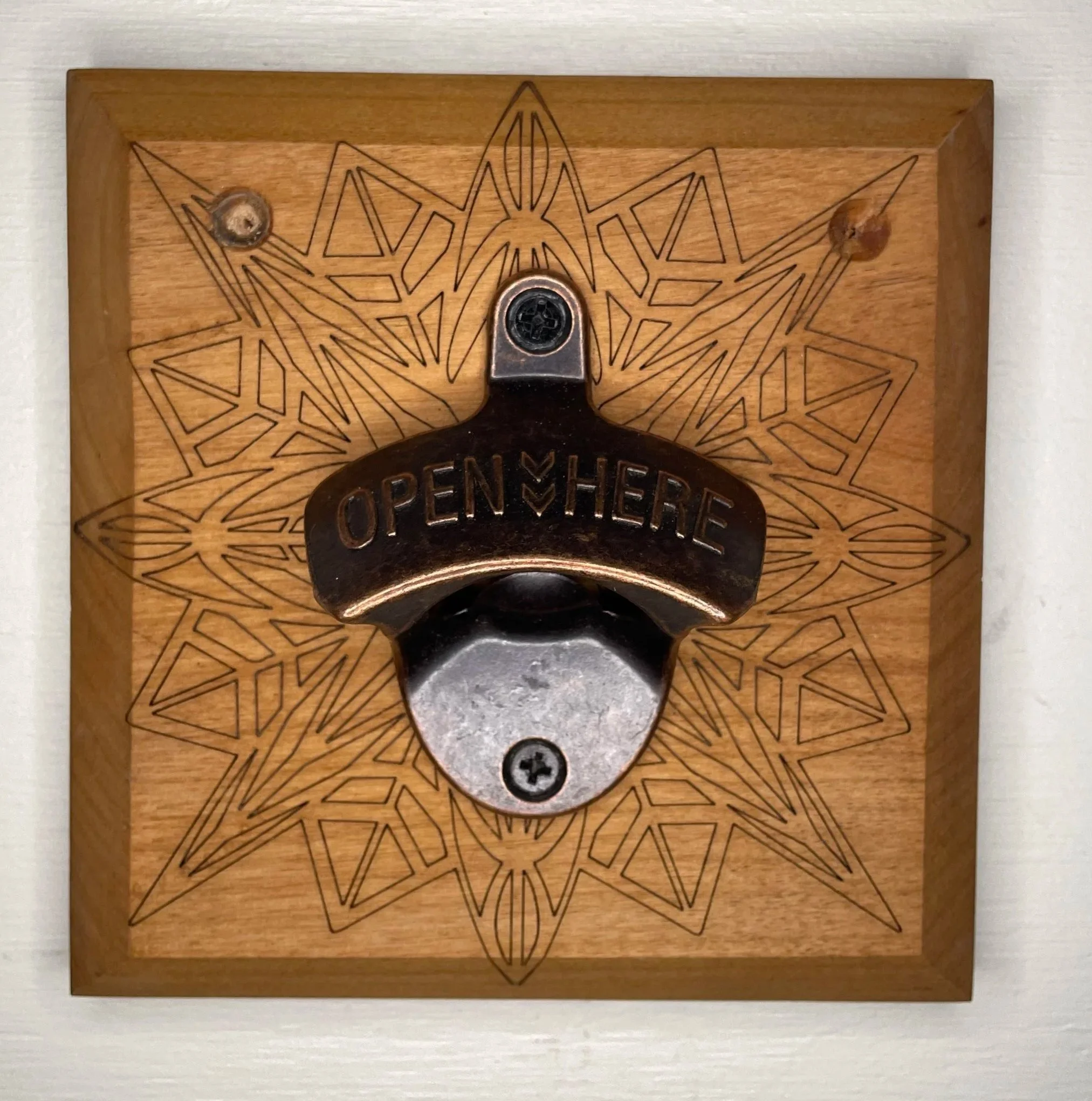 Wall-Mounted Bottle Opener