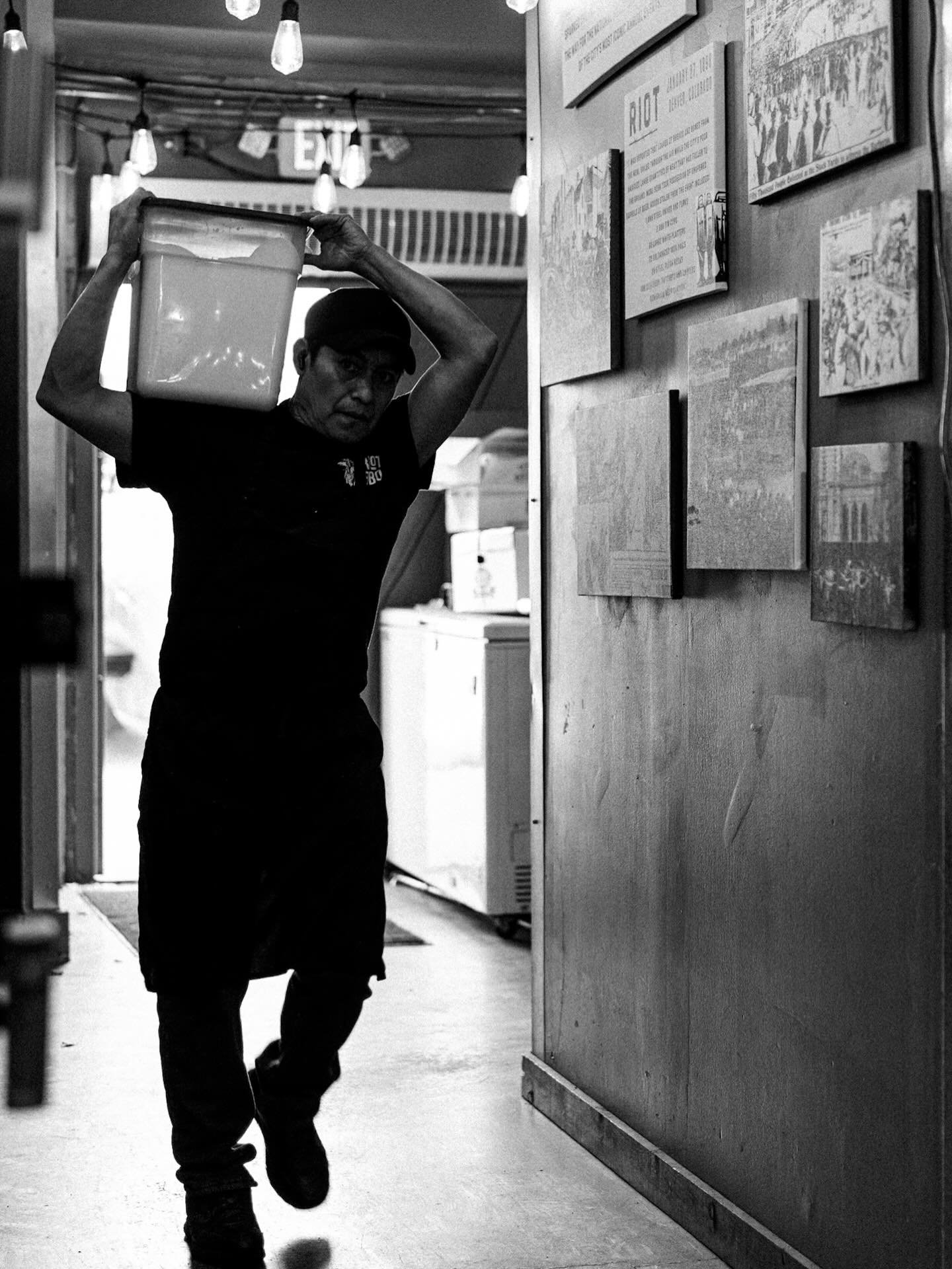 Back of house 
#kitchenculture 
@riot.bbq